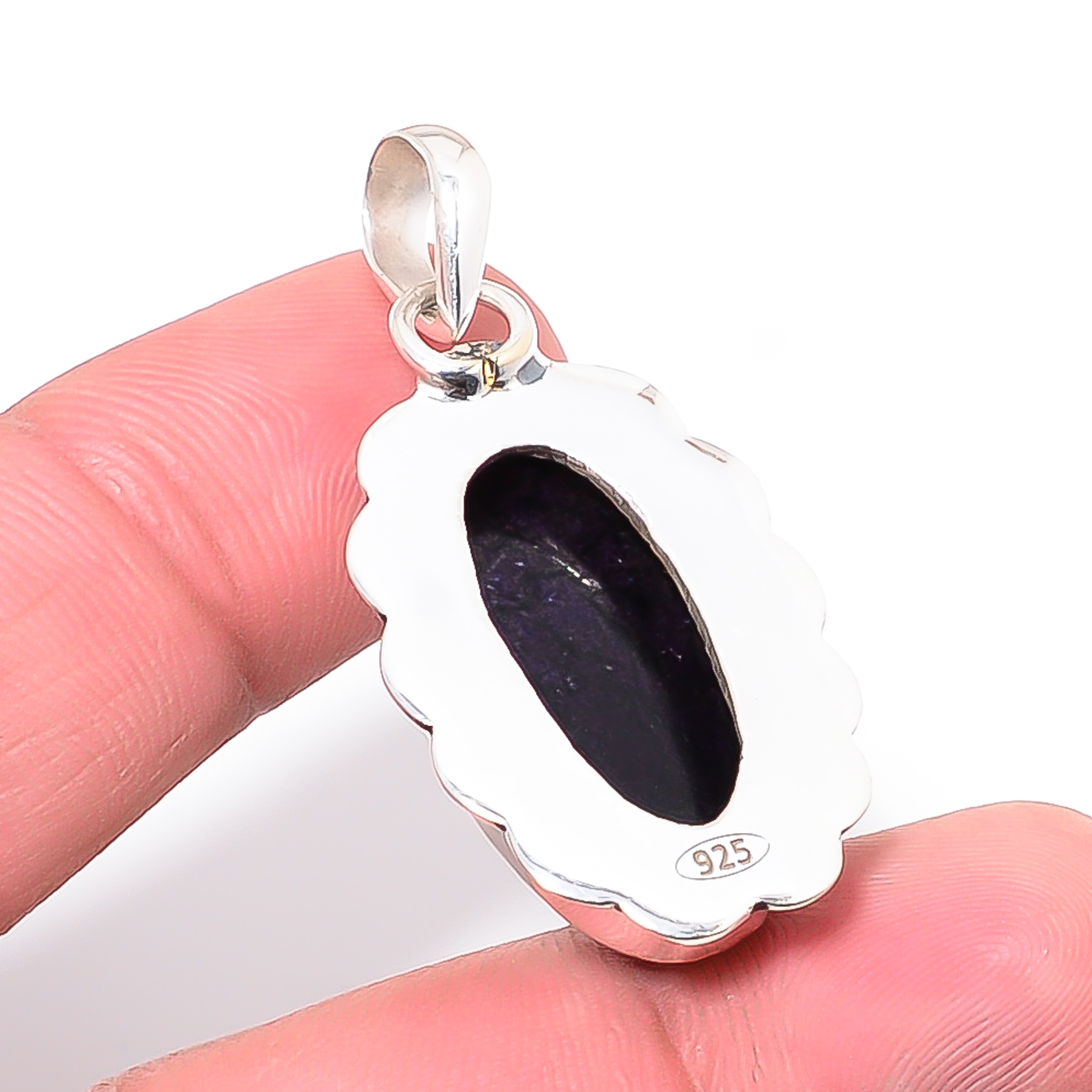 Triplet Opal - Simulated 925 Solid Sterling Silver Pendant