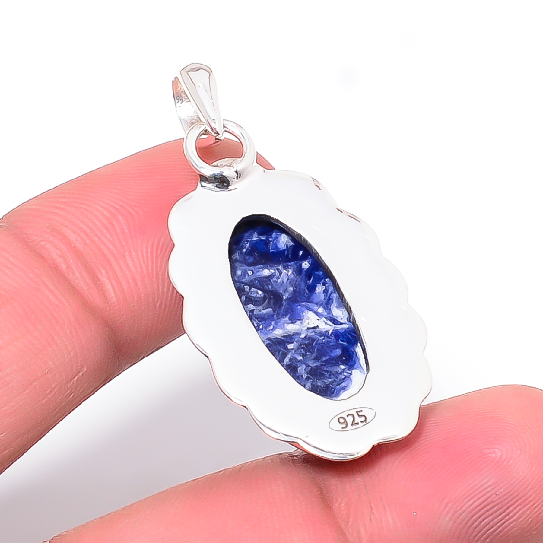 Sodalite - Minas Gerais 925 Solid Sterling Silver Pendant