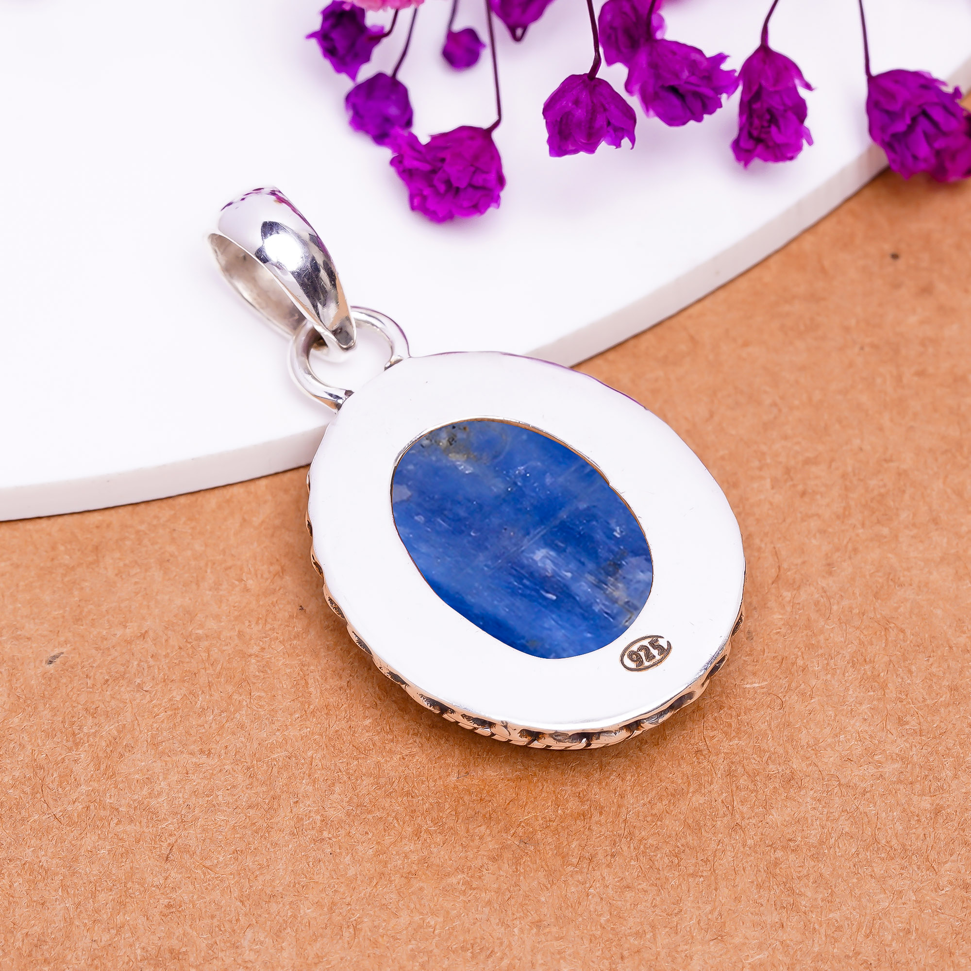 Kyanite - Nepal 925 Solid Sterling Silver Pendant