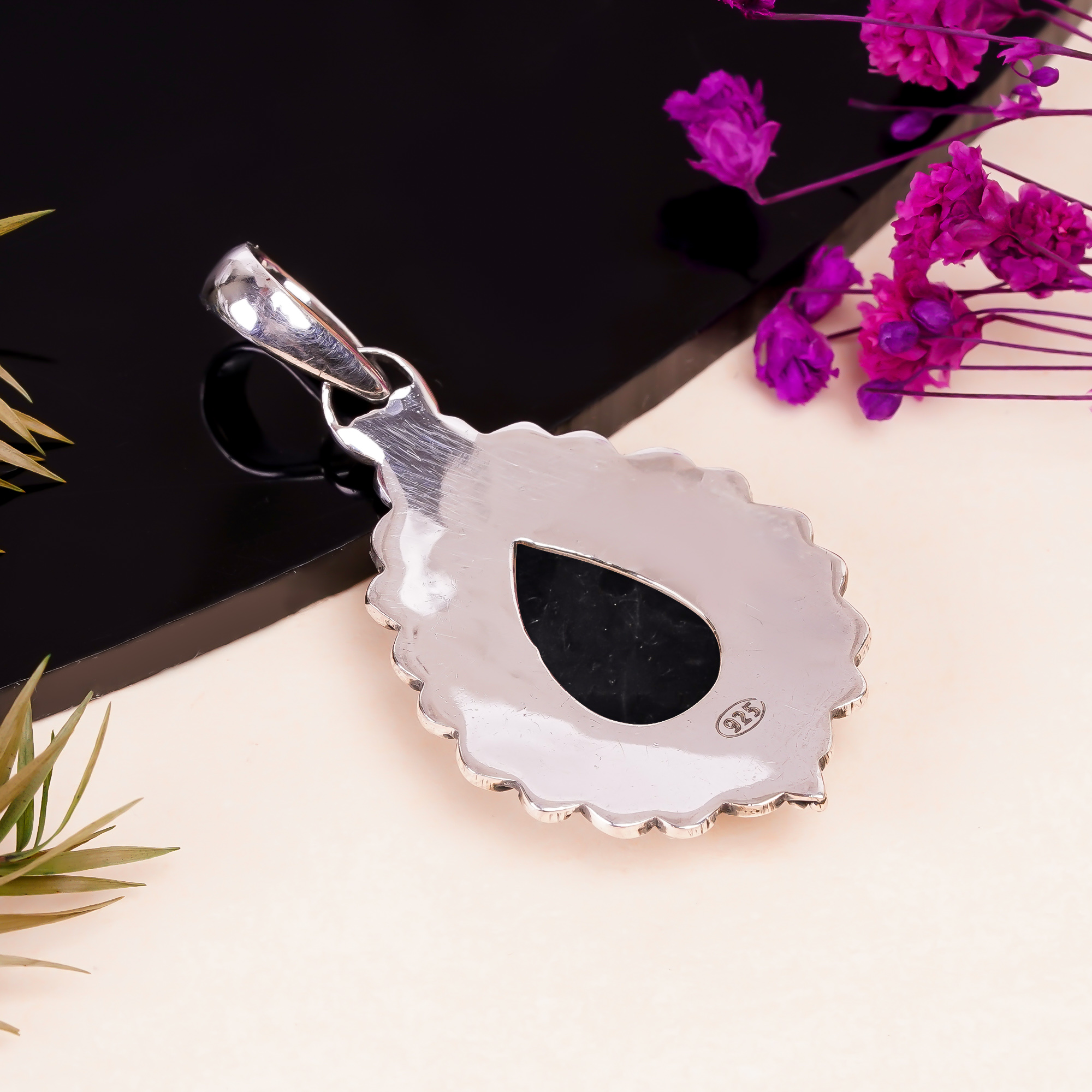 Picasso Jasper - Utah 925 Solid Sterling Silver Pendant