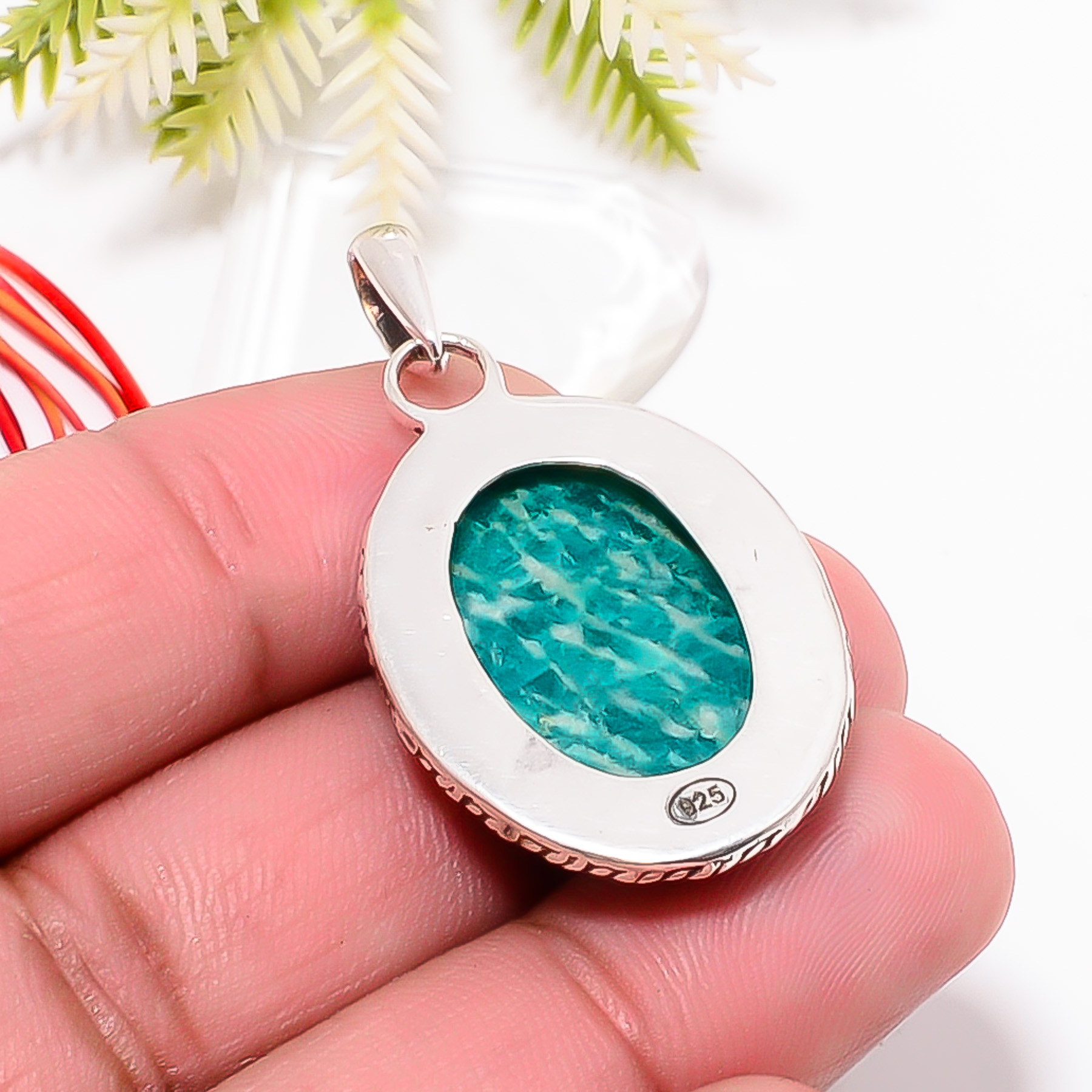 Amazonite - Colorado Mines 925 Solid Sterling Silver Pendant