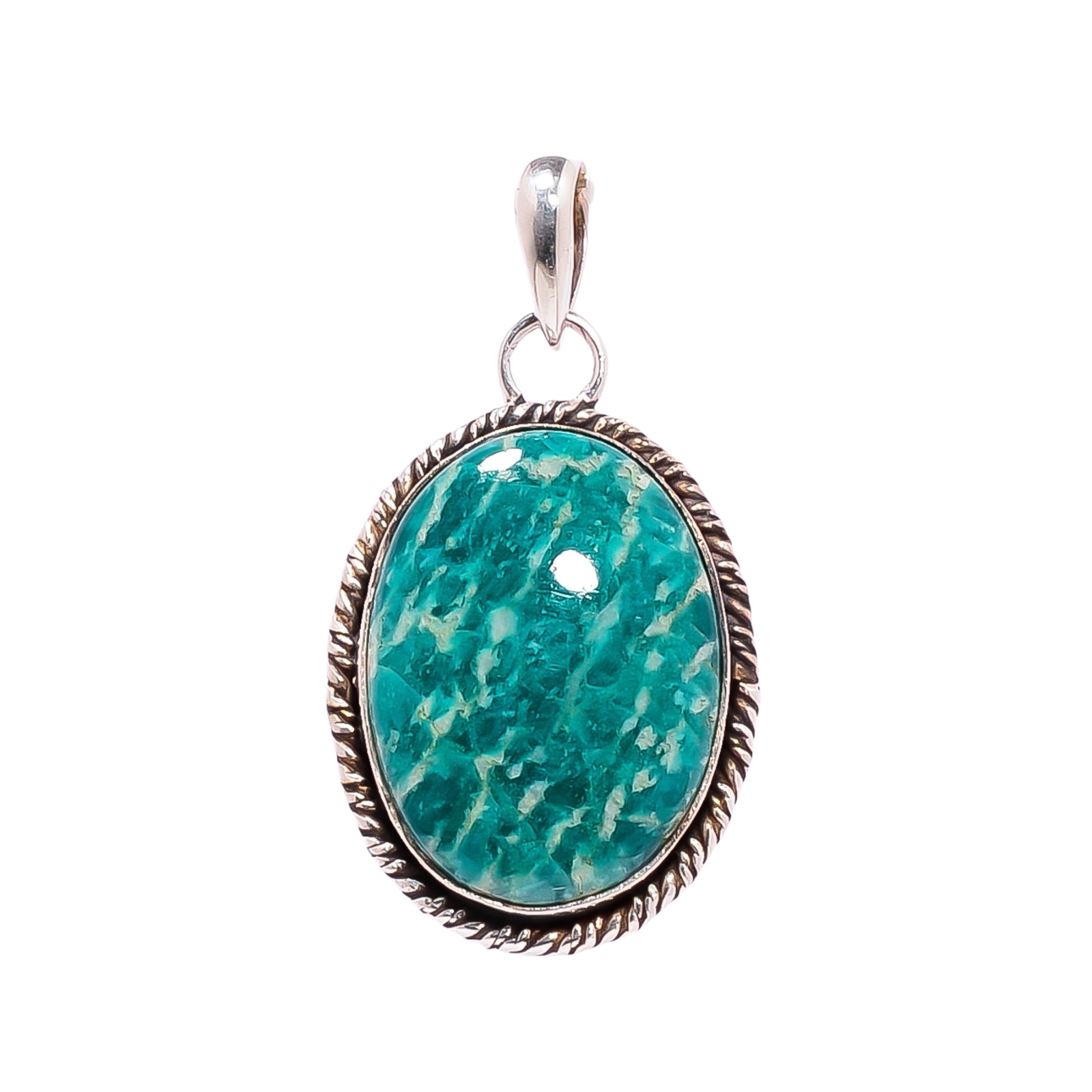 Amazonite - Colorado Mines 925 Solid Sterling Silver Pendant
