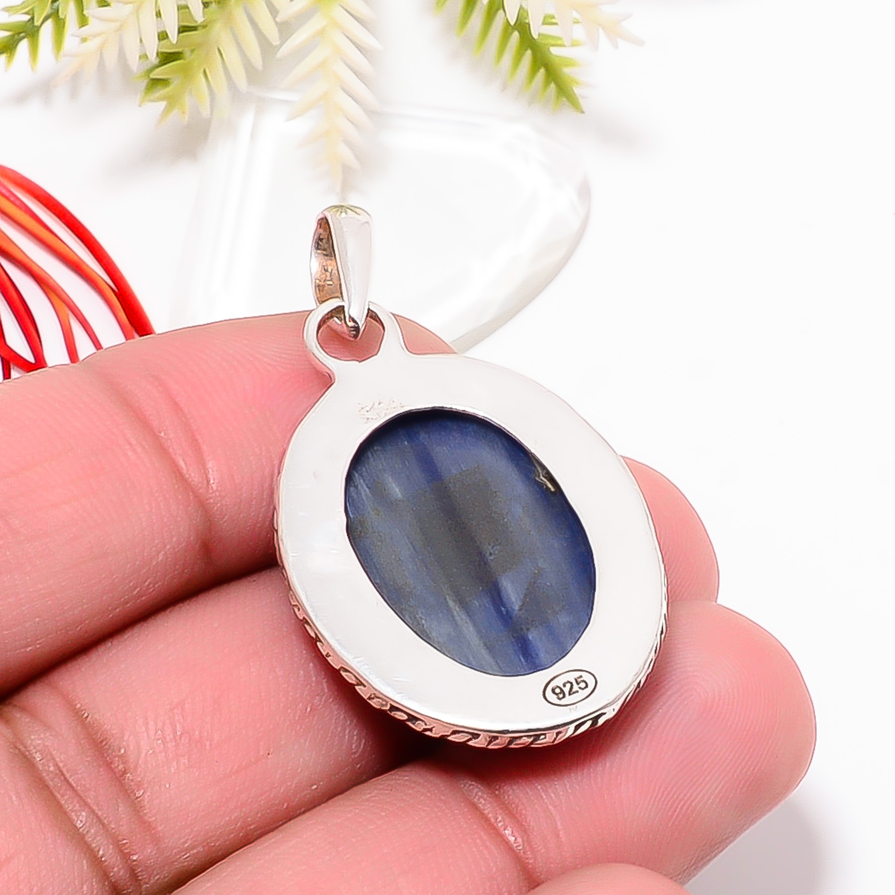 Kyanite - Nepal 925 Solid Sterling Silver Pendant