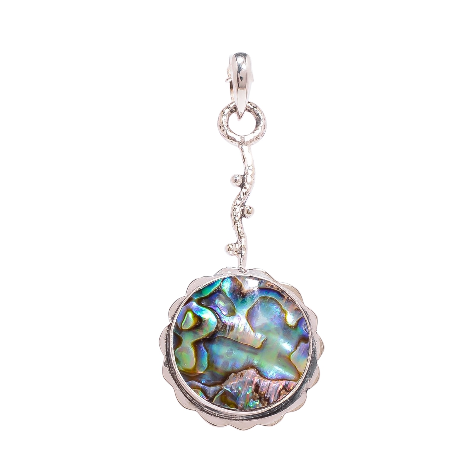 Mermaid Dream Abalone Shell - Australia 925 Solid Sterling Silver Pendant