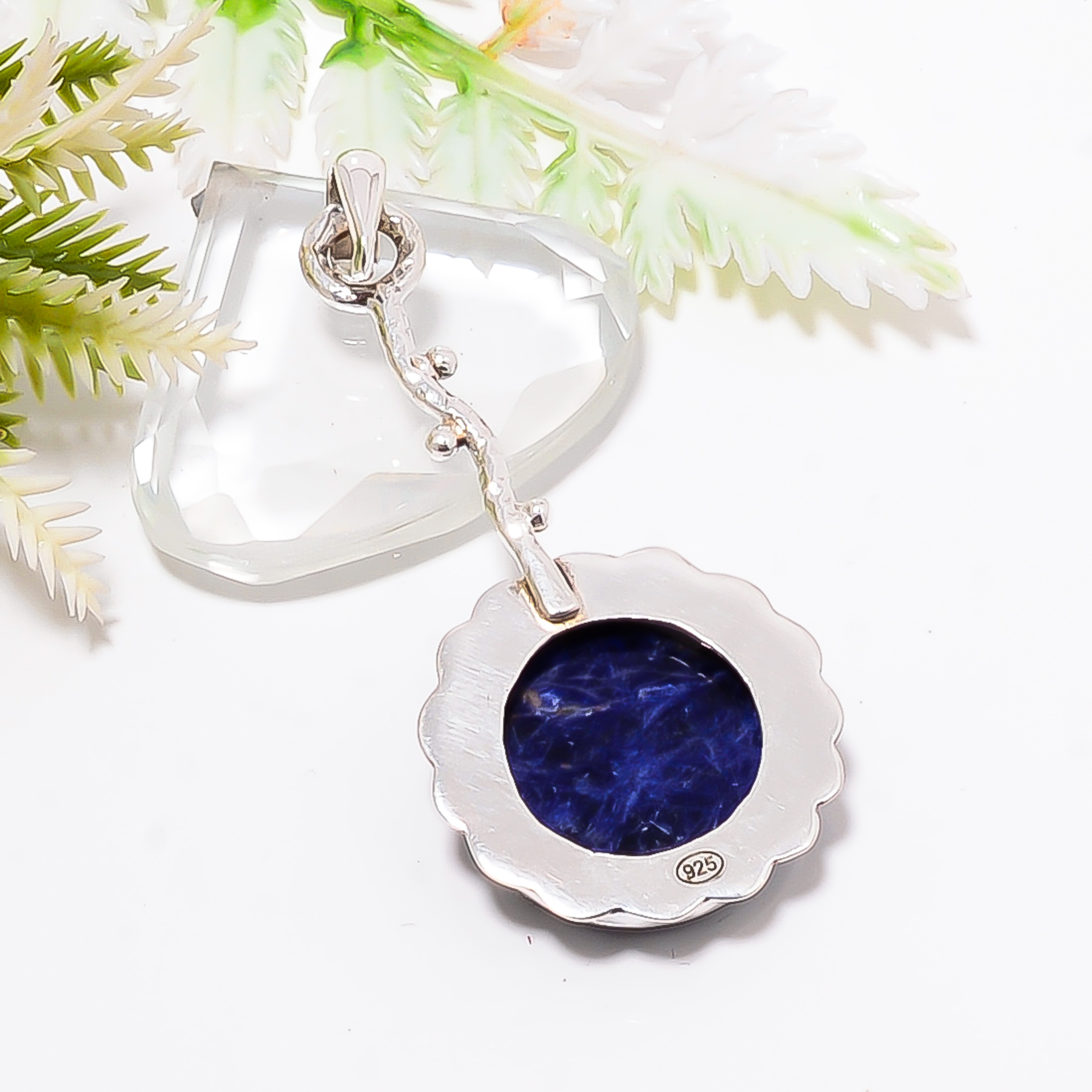 Sodalite - Minas Gerais 925 Solid Sterling Silver Pendant
