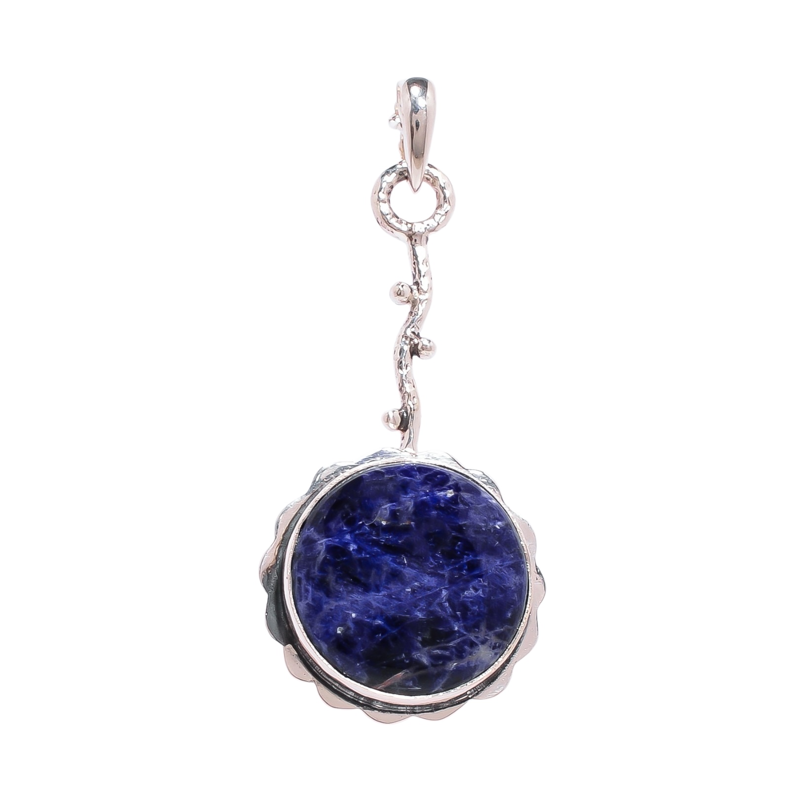 Sodalite - Minas Gerais 925 Solid Sterling Silver Pendant
