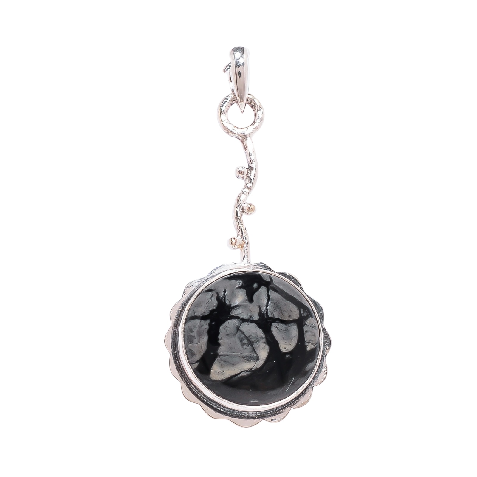 Picasso Jasper - Utah 925 Solid Sterling Silver Pendant