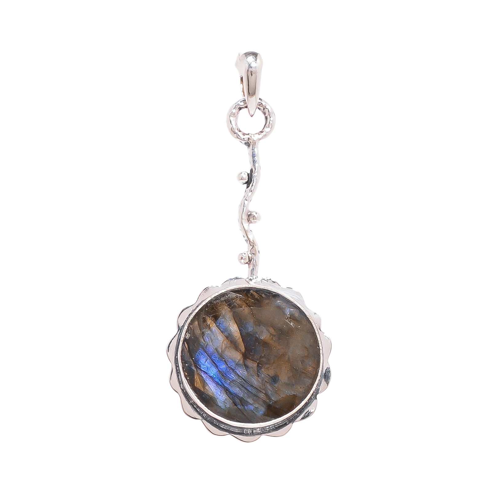 Labradorite - Madagascar 925 Solid Sterling Silver Pendant
