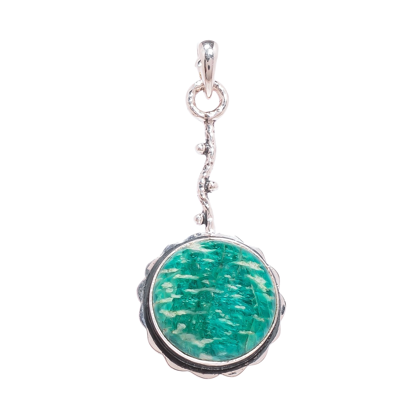 Amazonite - Colorado Mines 925 Solid Sterling Silver Pendant