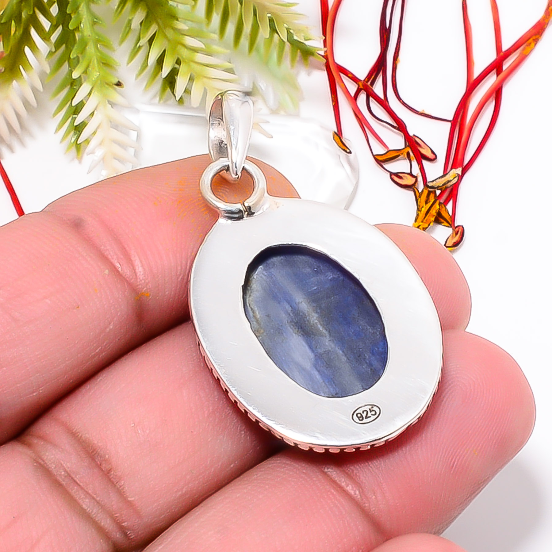 Kyanite - Nepal 925 Solid Sterling Silver Pendant