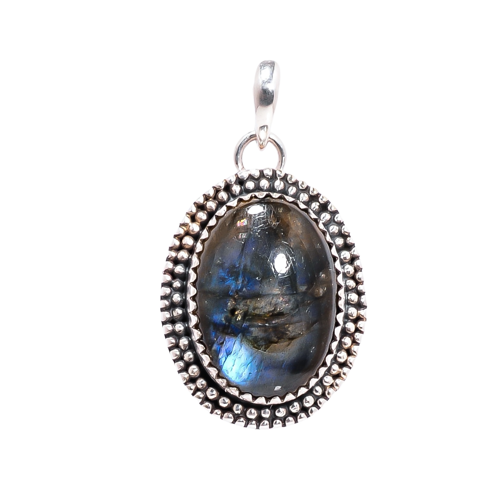 Labradorite - Madagascar 925 Solid Sterling Silver Pendant