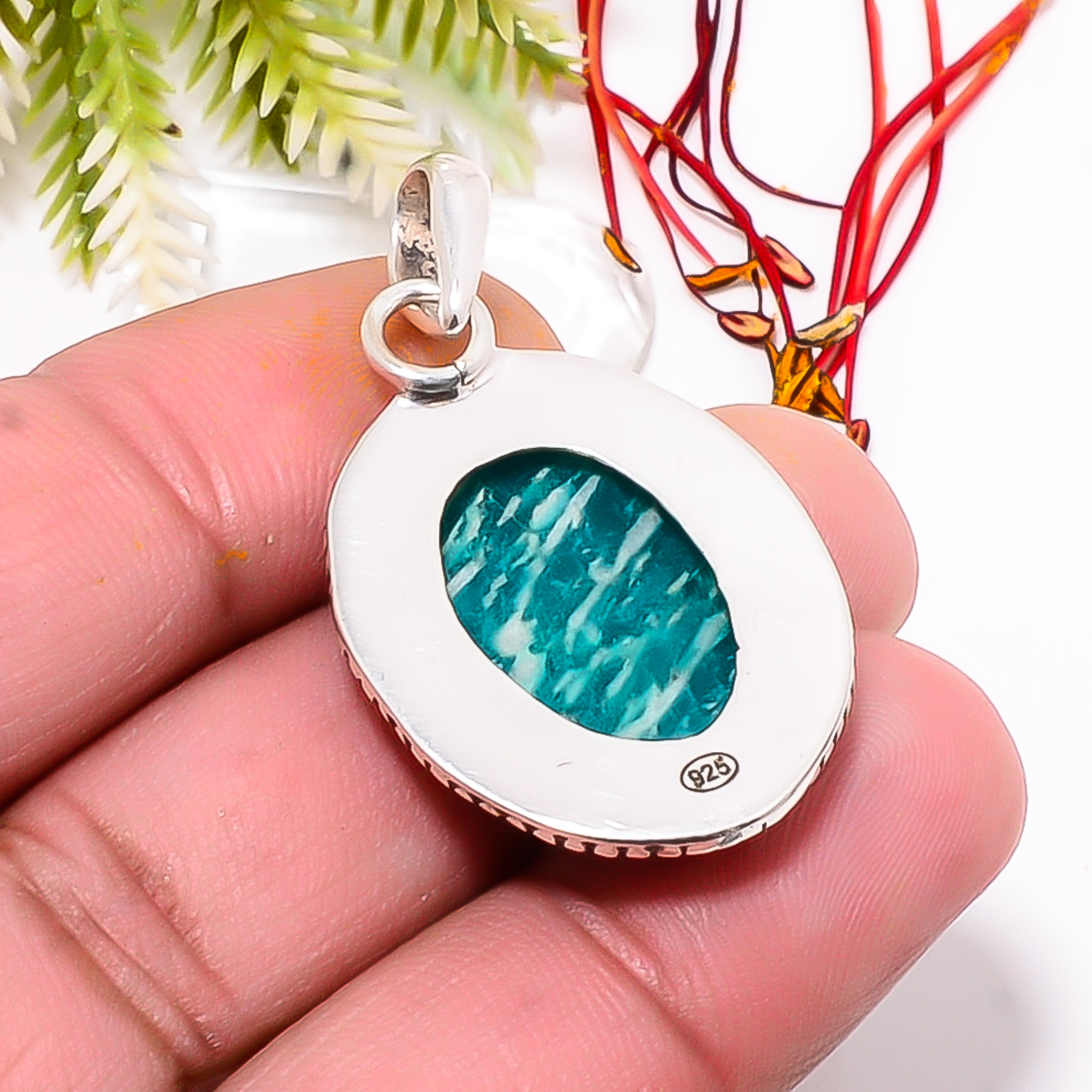 Amazonite - Colorado Mines 925 Solid Sterling Silver Pendant