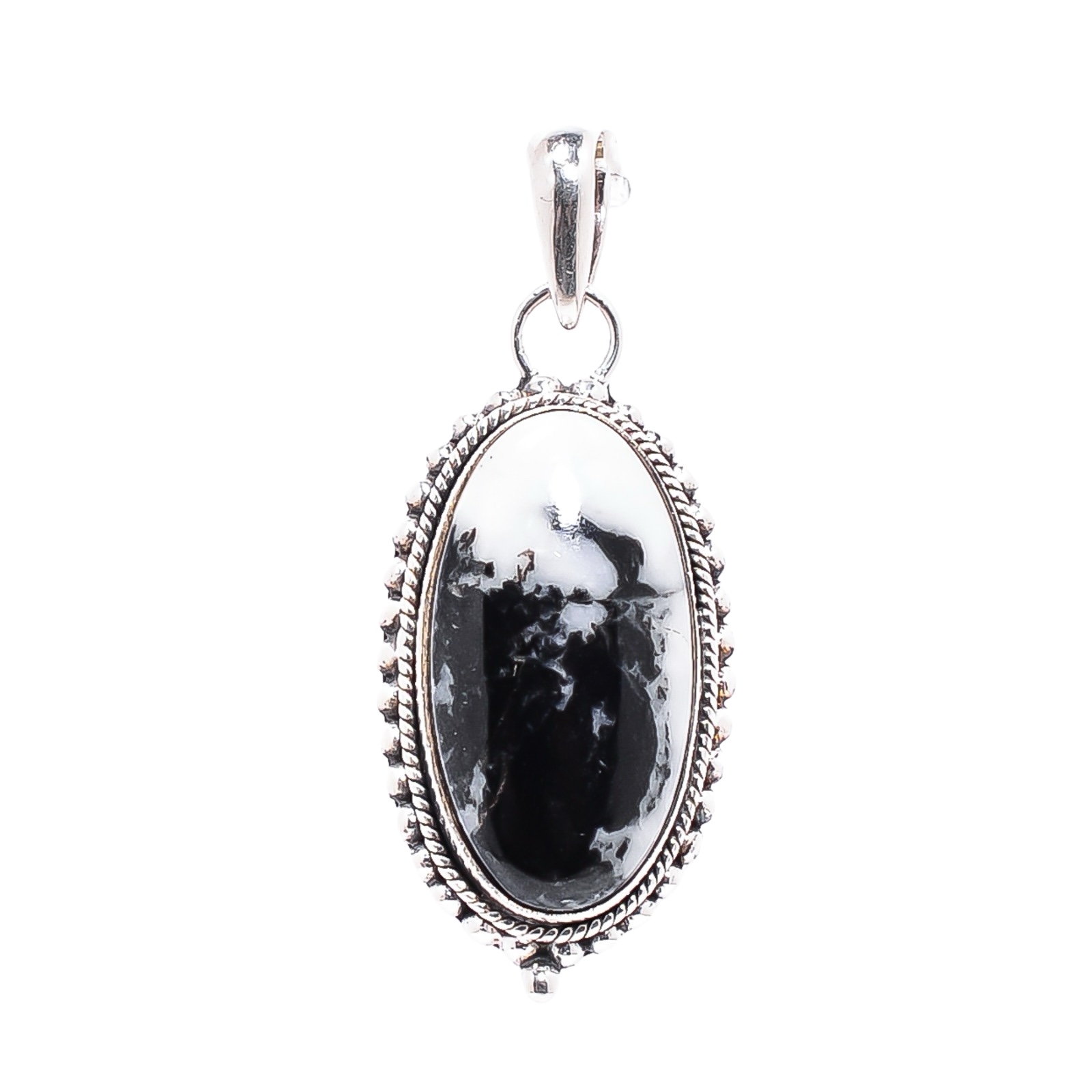 White Buffalo Turquoise - Nevada 925 Solid Sterling Silver Pendant