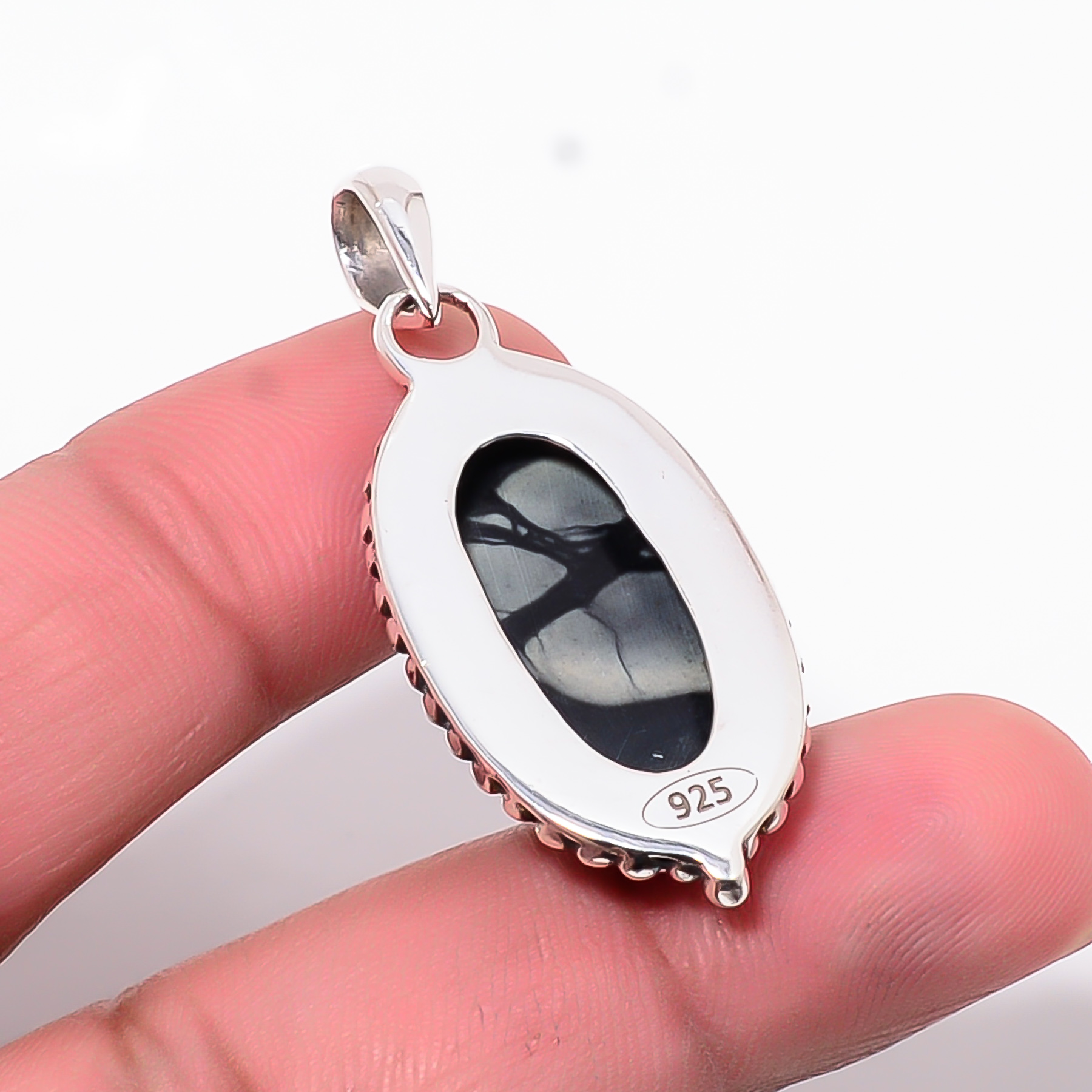 Picasso Jasper - Utah 925 Solid Sterling Silver Pendant