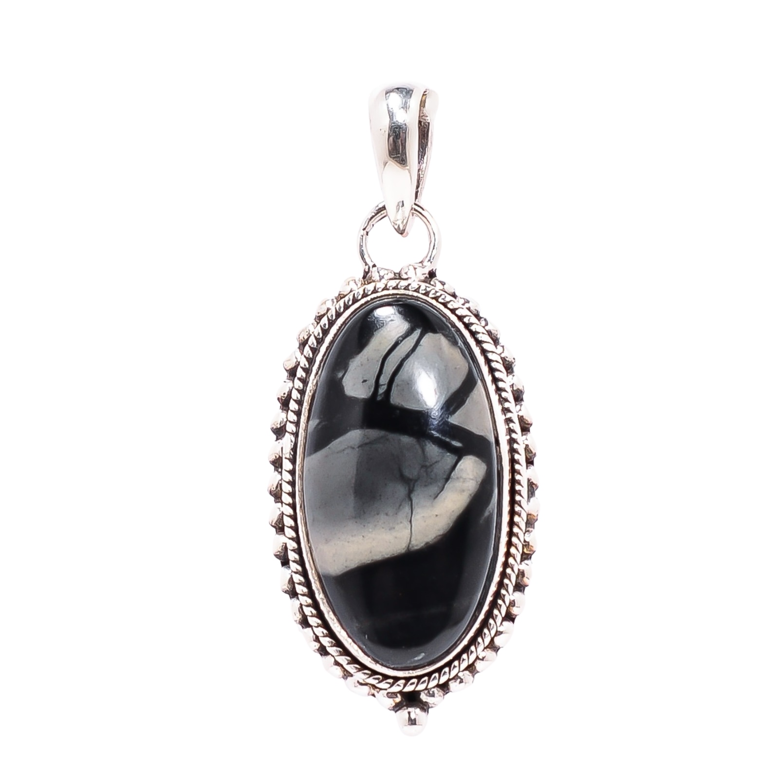 Picasso Jasper - Utah 925 Solid Sterling Silver Pendant