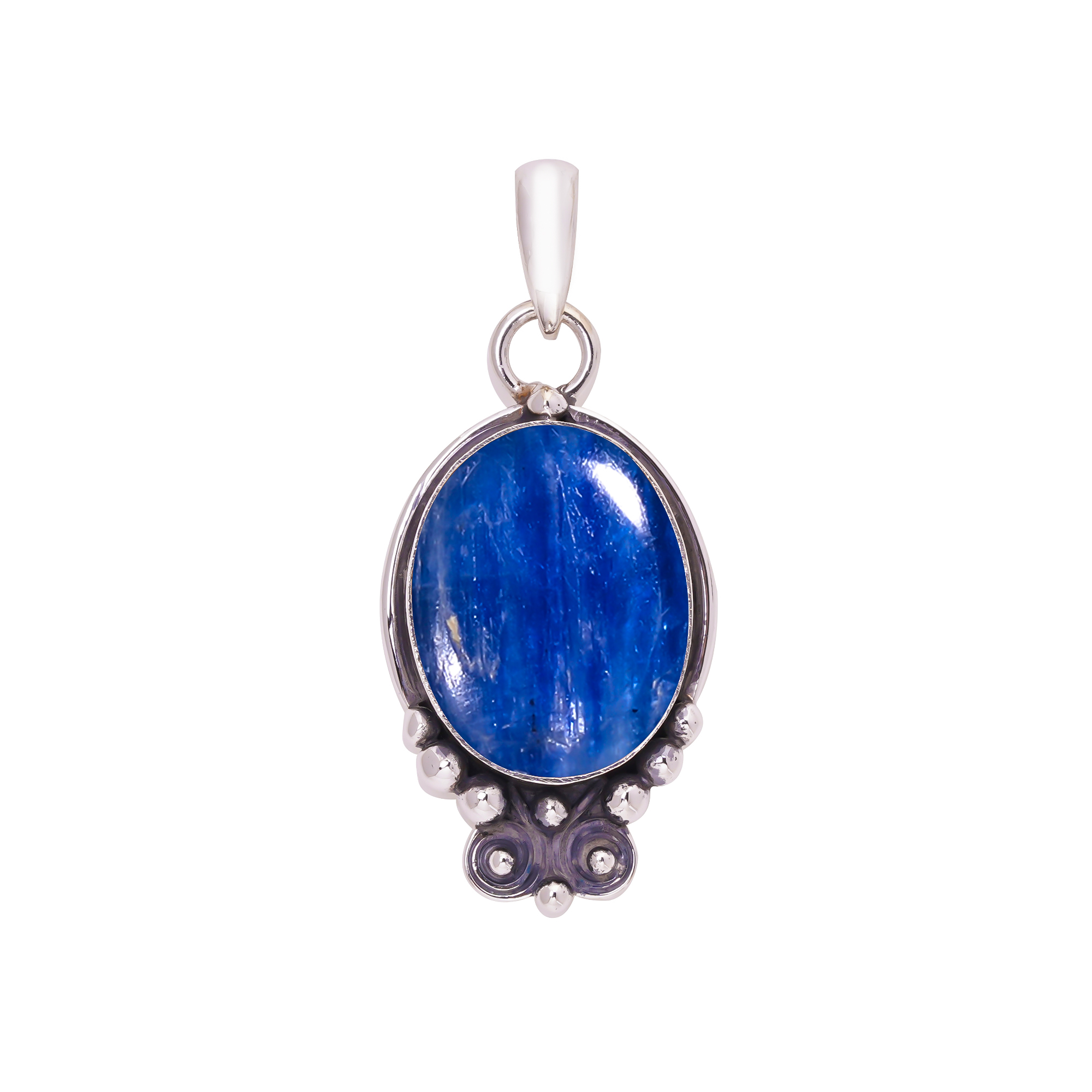 Kyanite - Nepal 925 Solid Sterling Silver Pendant
