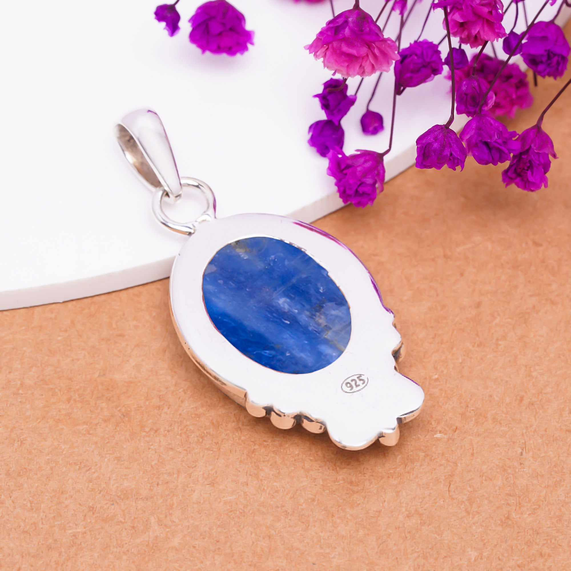 Kyanite - Nepal 925 Solid Sterling Silver Pendant