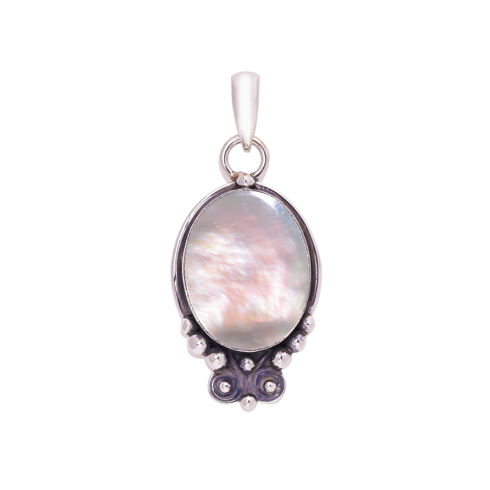 Mother Of Pearl - Australia 925 Solid Sterling Silver Pendant