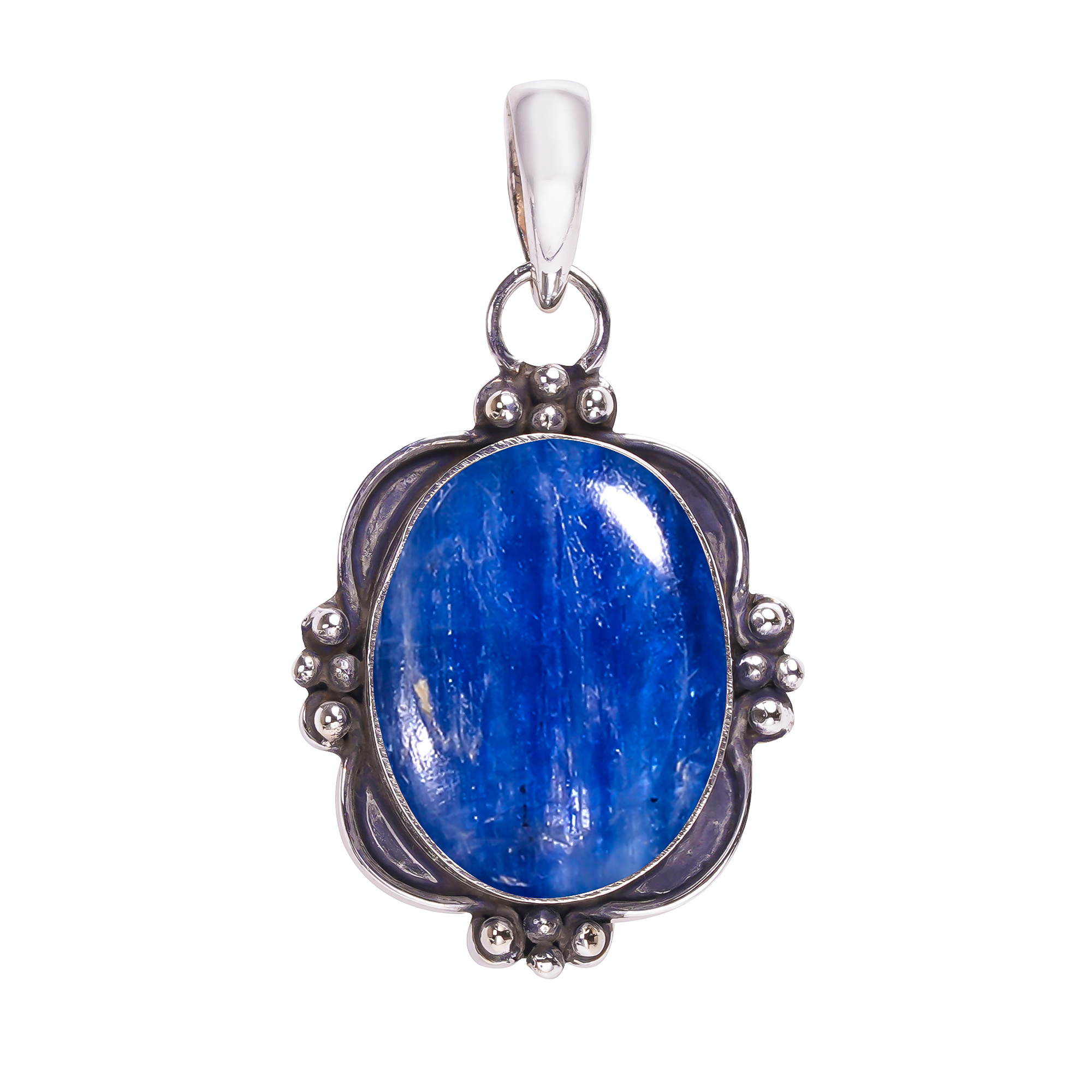 Kyanite - Nepal 925 Solid Sterling Silver Pendant