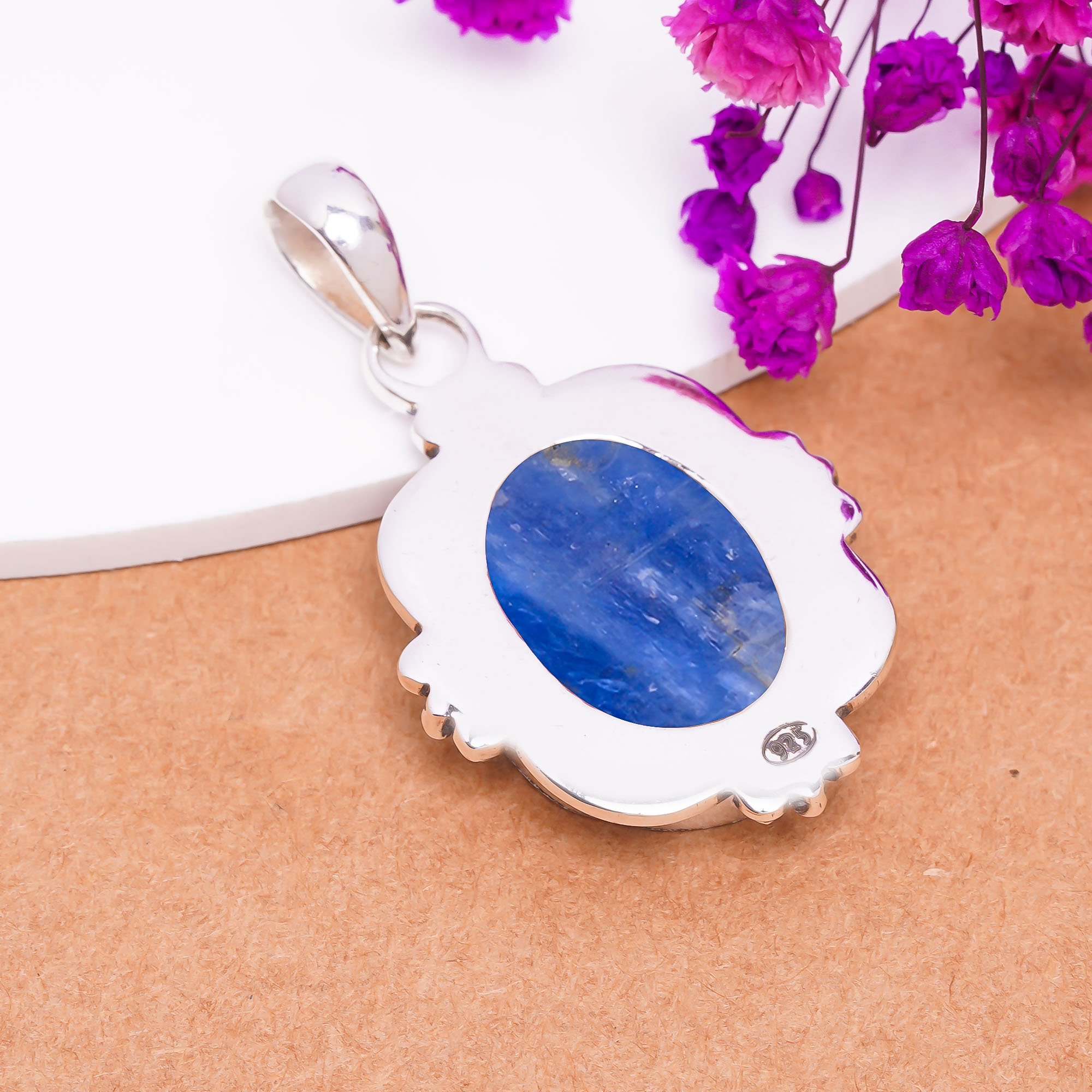 Kyanite - Nepal 925 Solid Sterling Silver Pendant
