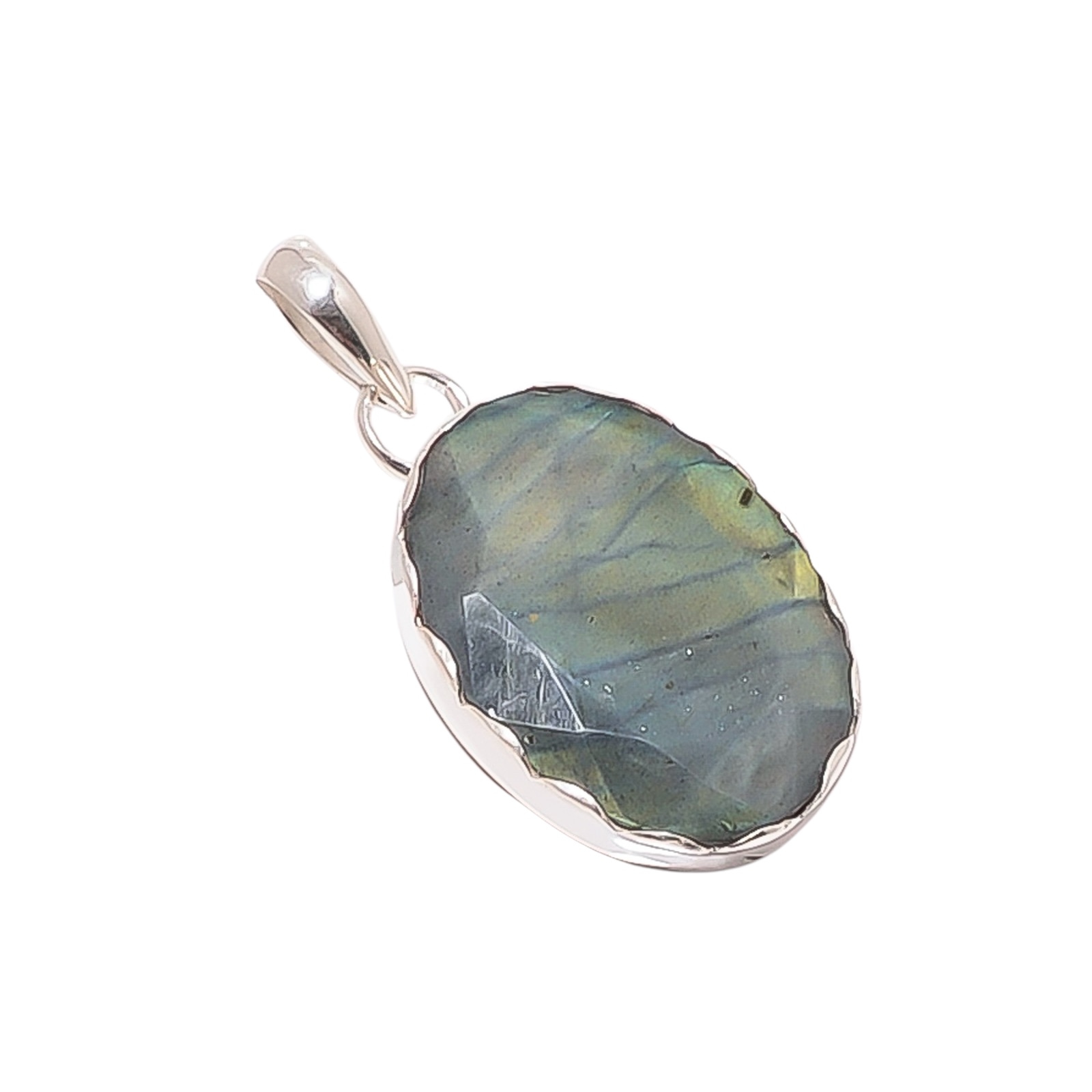 Labradorite - Madagascar 925 Solid Sterling Silver Pendant