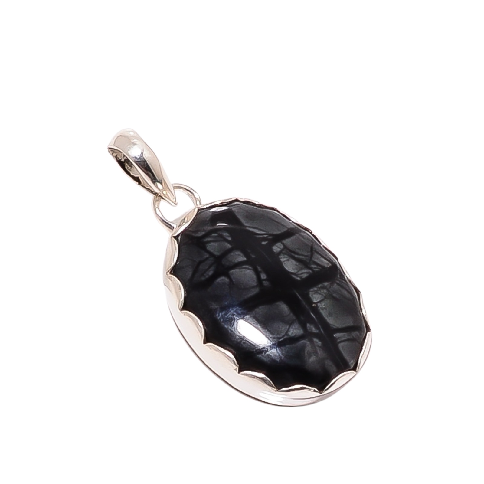 Picasso Jasper - Utah 925 Solid Sterling Silver Pendant