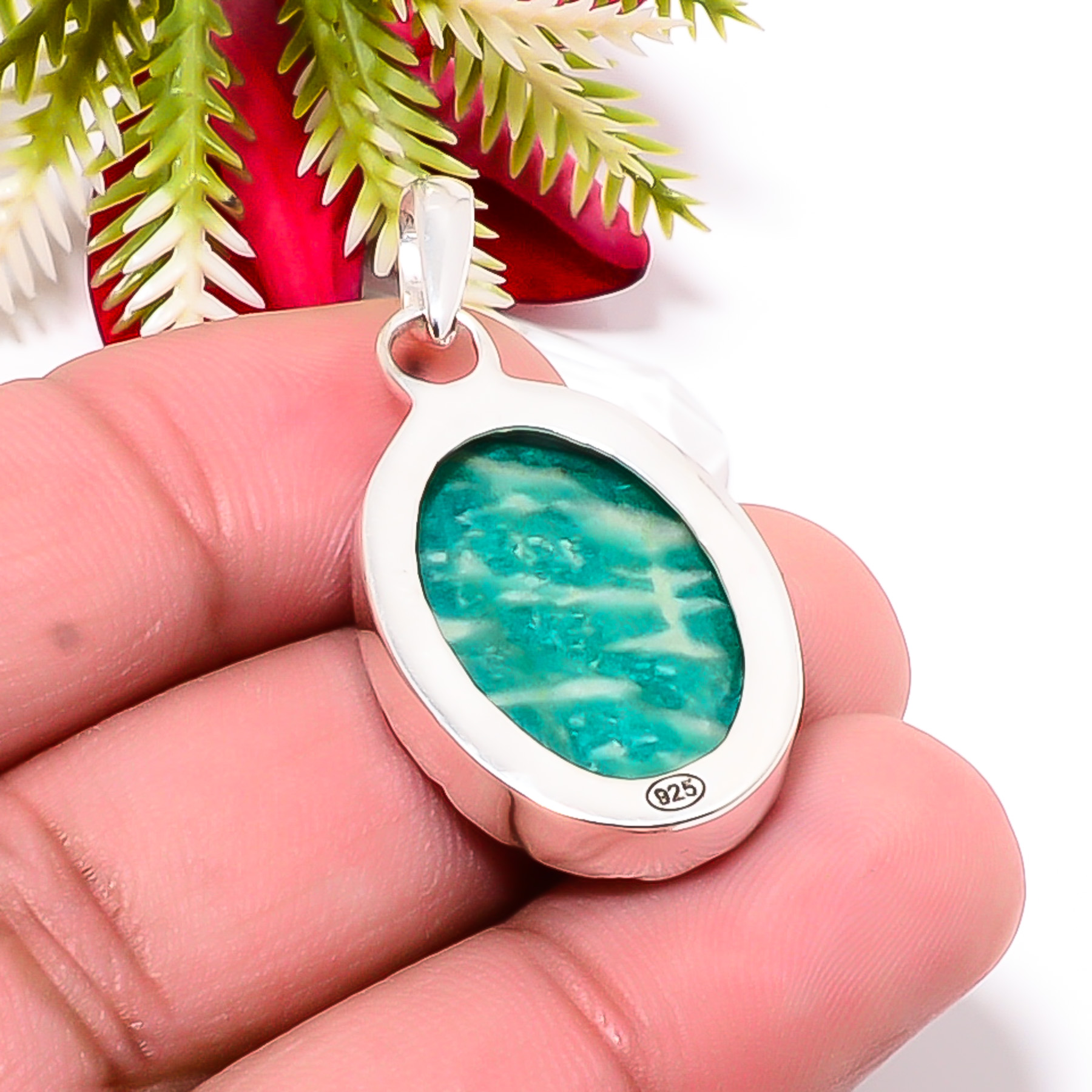 Amazonite - Colorado Mines 925 Solid Sterling Silver Pendant