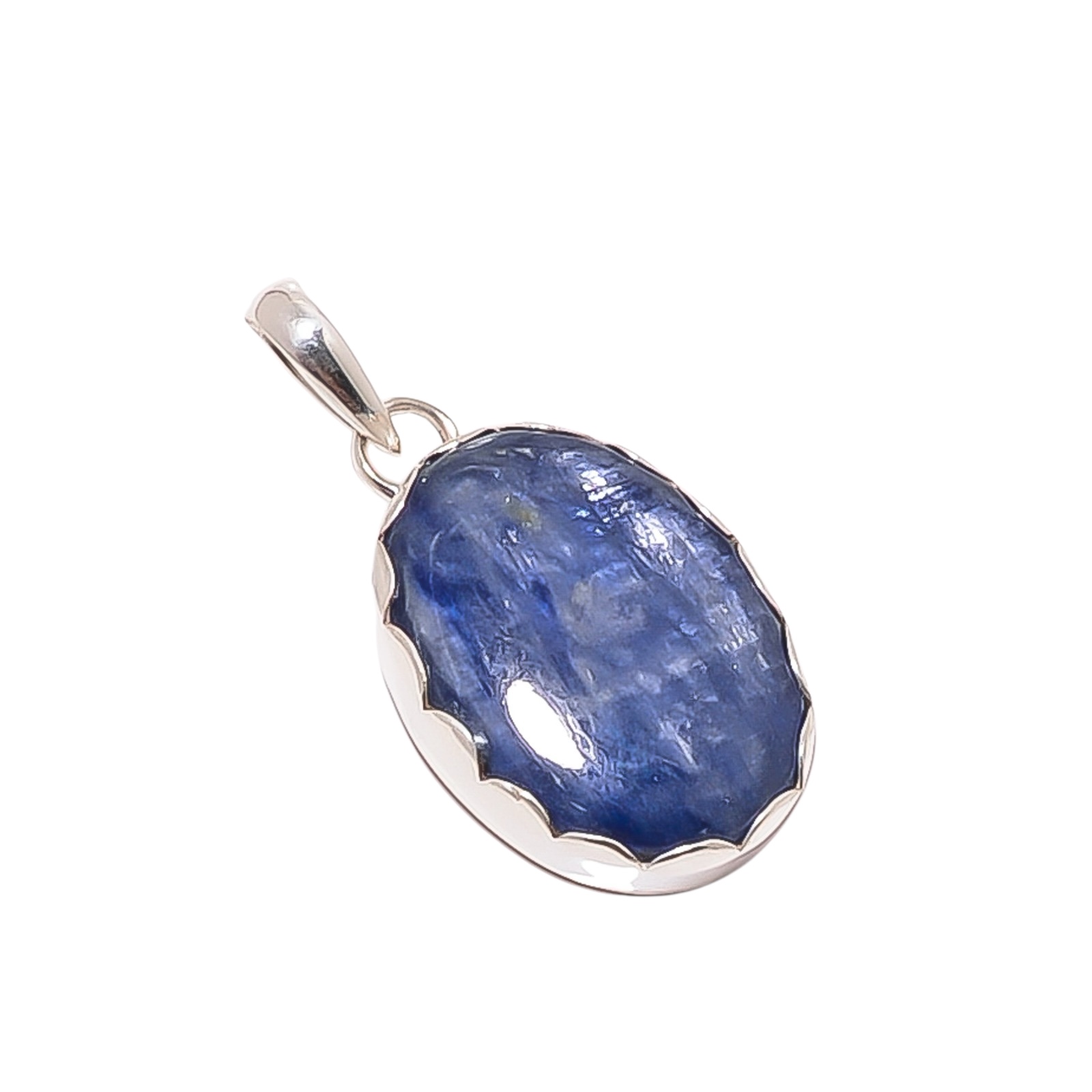Kyanite - Nepal 925 Solid Sterling Silver Pendant