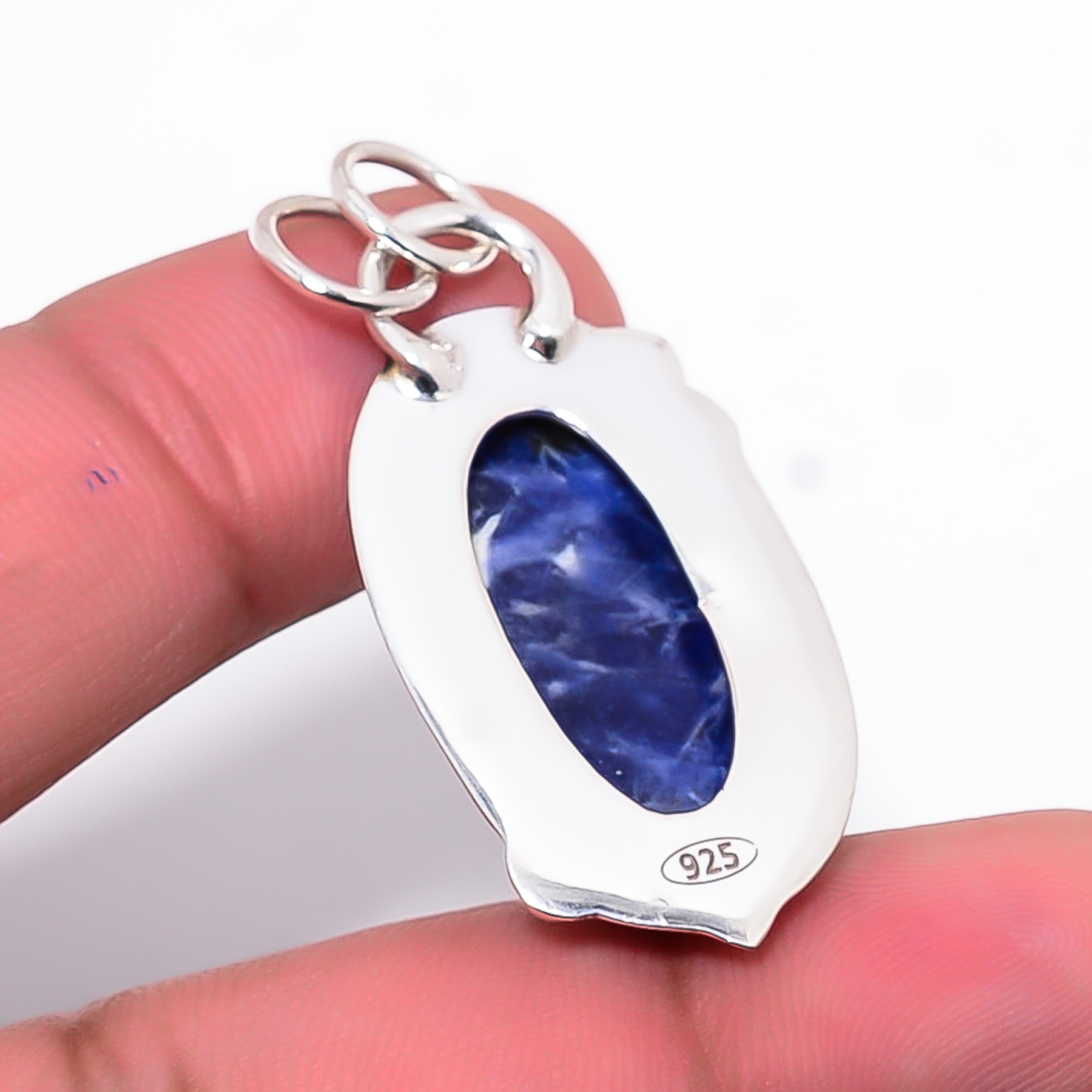 Sodalite - Minas Gerais 925 Solid Sterling Silver Pendant