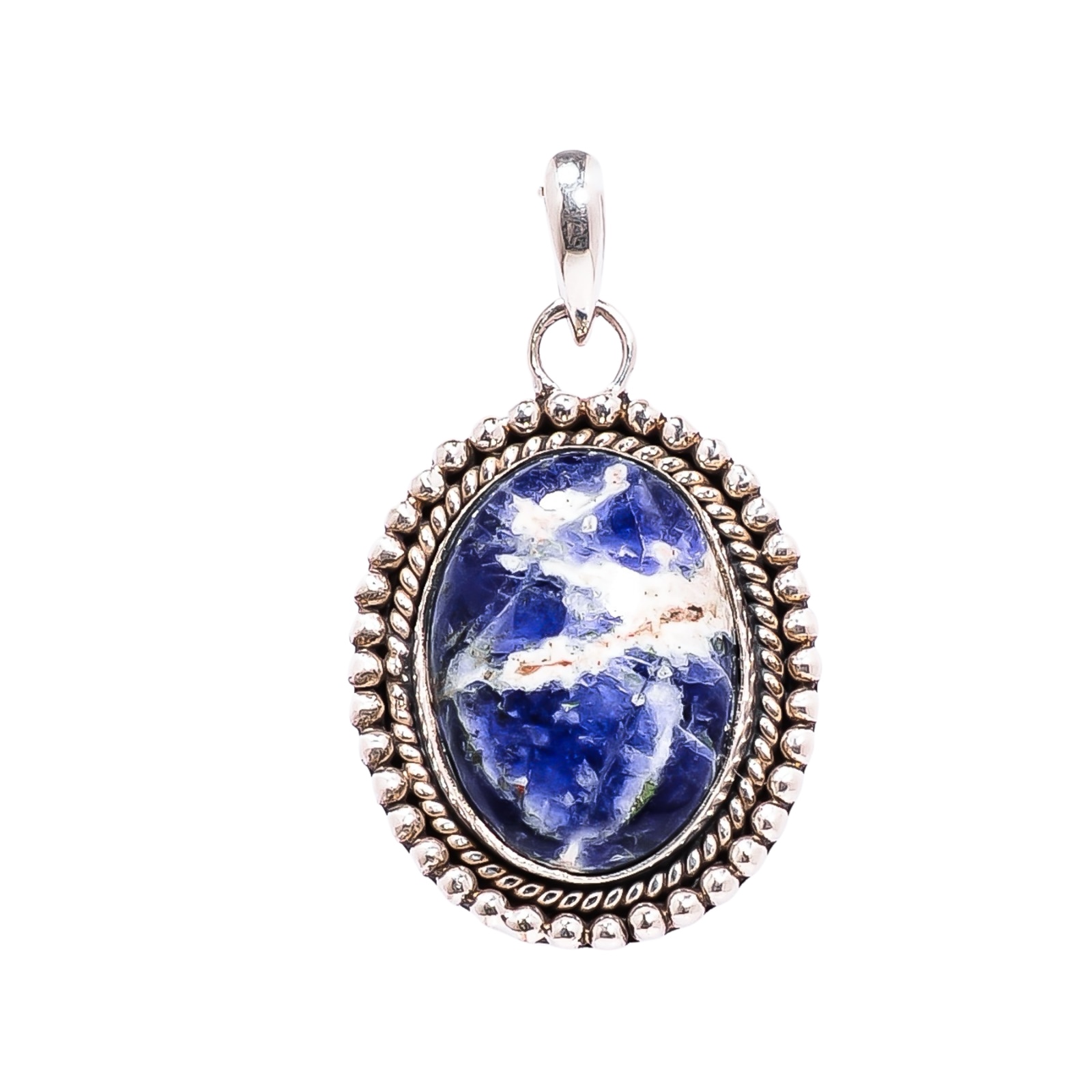 Sodalite - Minas Gerais 925 Solid Sterling Silver Pendant