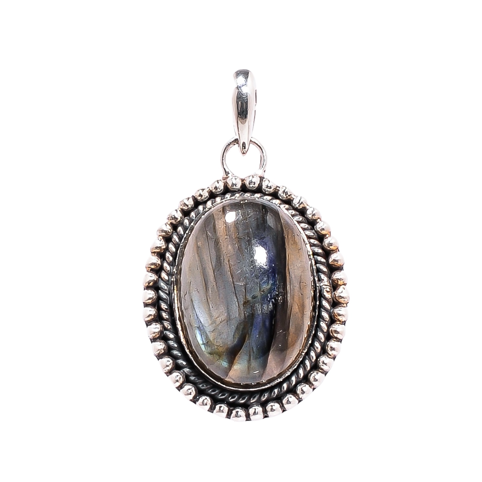 Labradorite - Madagascar 925 Solid Sterling Silver Pendant