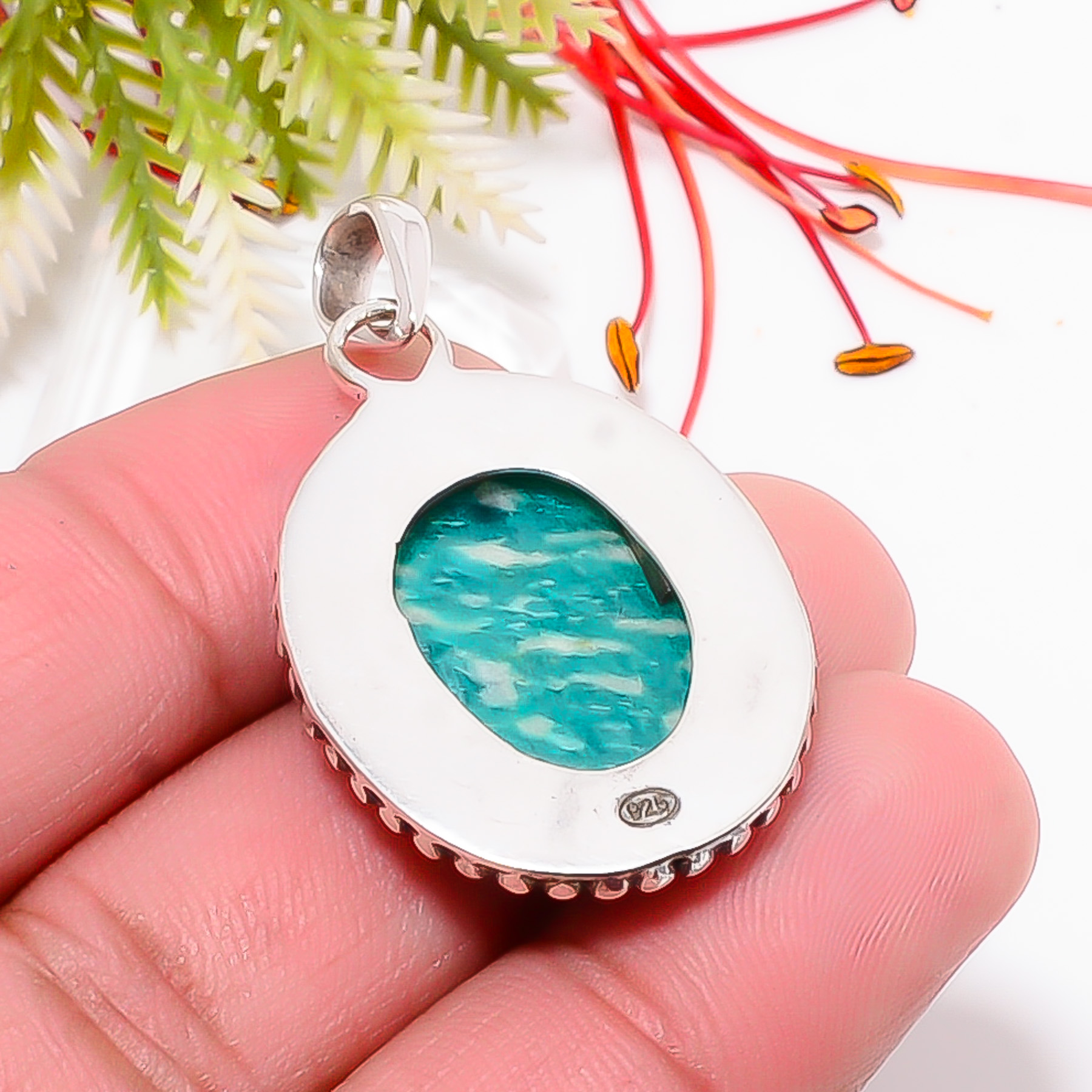 Amazonite - Colorado Mines 925 Solid Sterling Silver Pendant