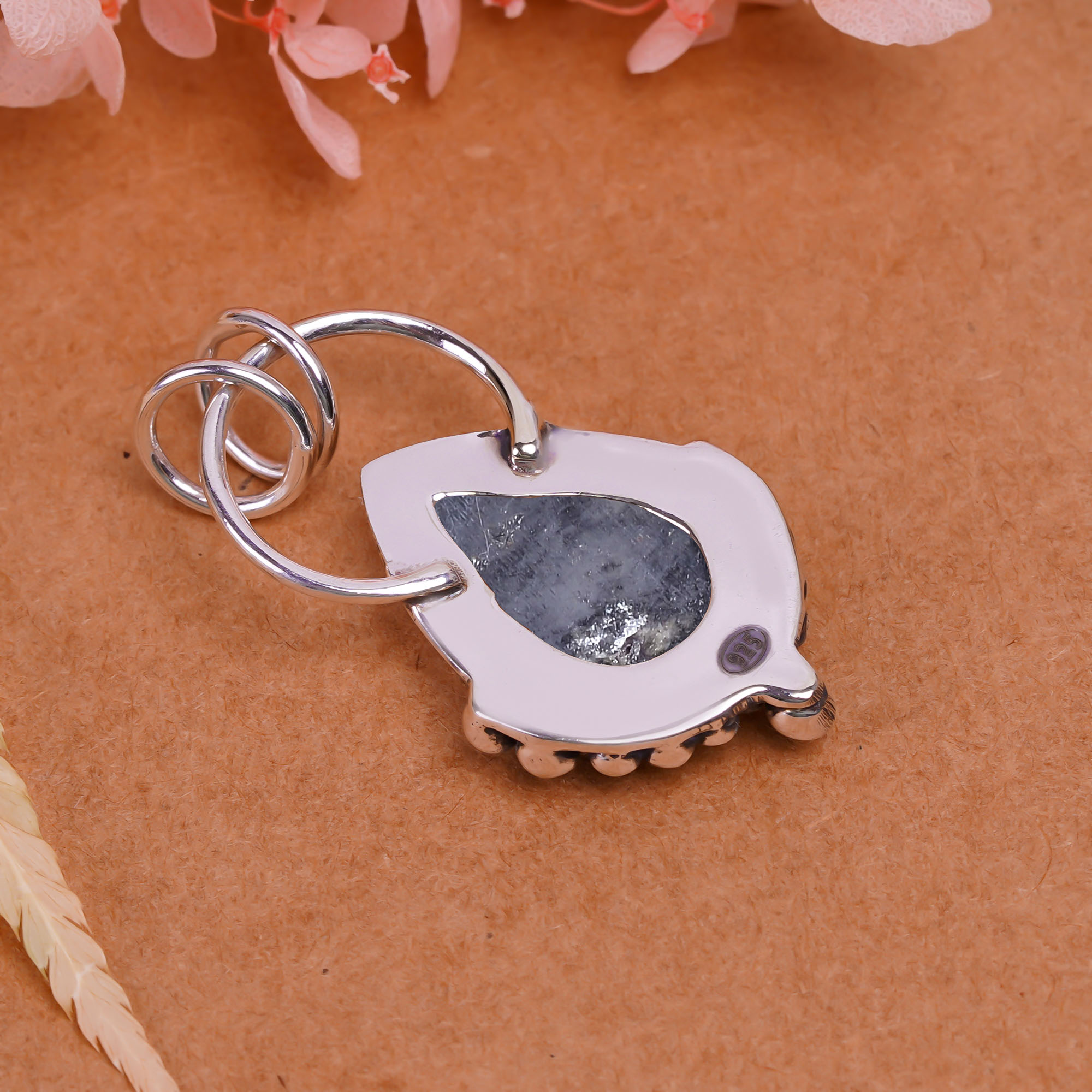Picasso Jasper - Utah 925 Solid Sterling Silver Pendant