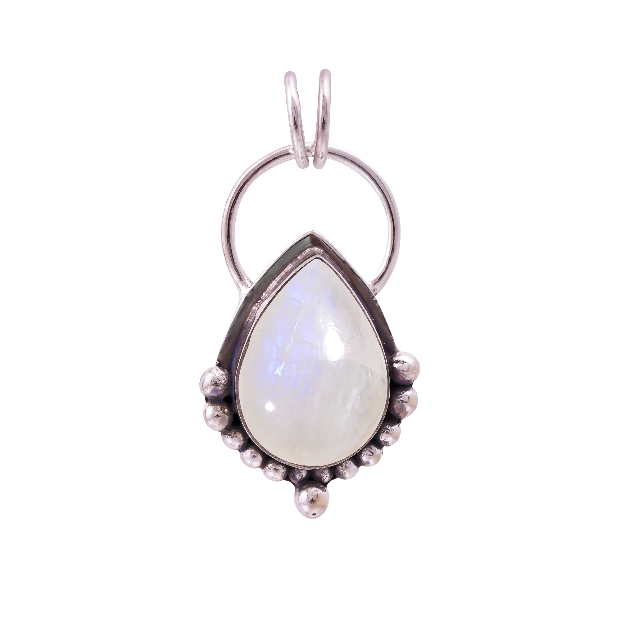 Moonstone - Sri Lanka 925 Solid Sterling Silver Pendant