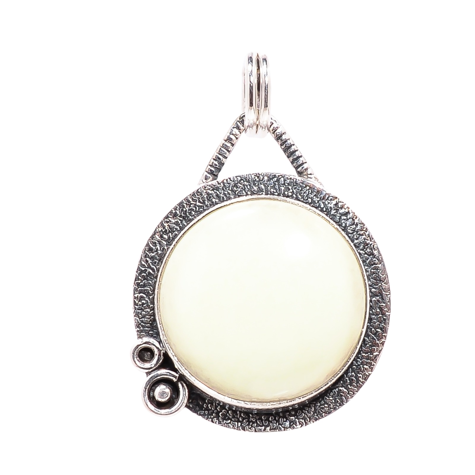 Lemon Chrysoprase - Australia 925 Solid Sterling Silver Pendant