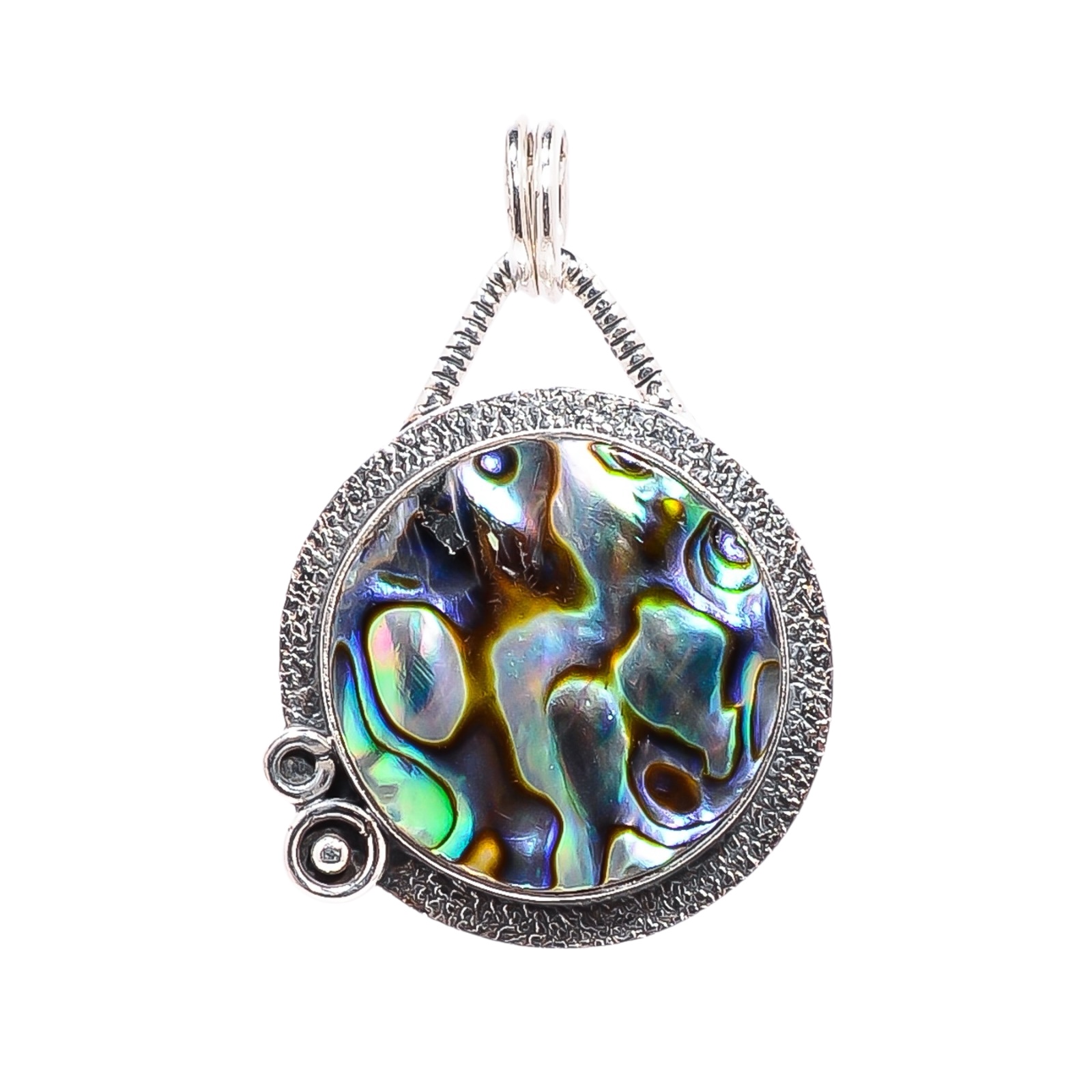 Mermaid Dream Abalone Shell - Australia 925 Solid Sterling Silver Pendant