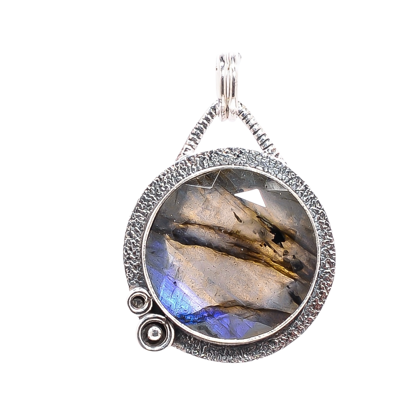 Labradorite - Madagascar 925 Solid Sterling Silver Pendant