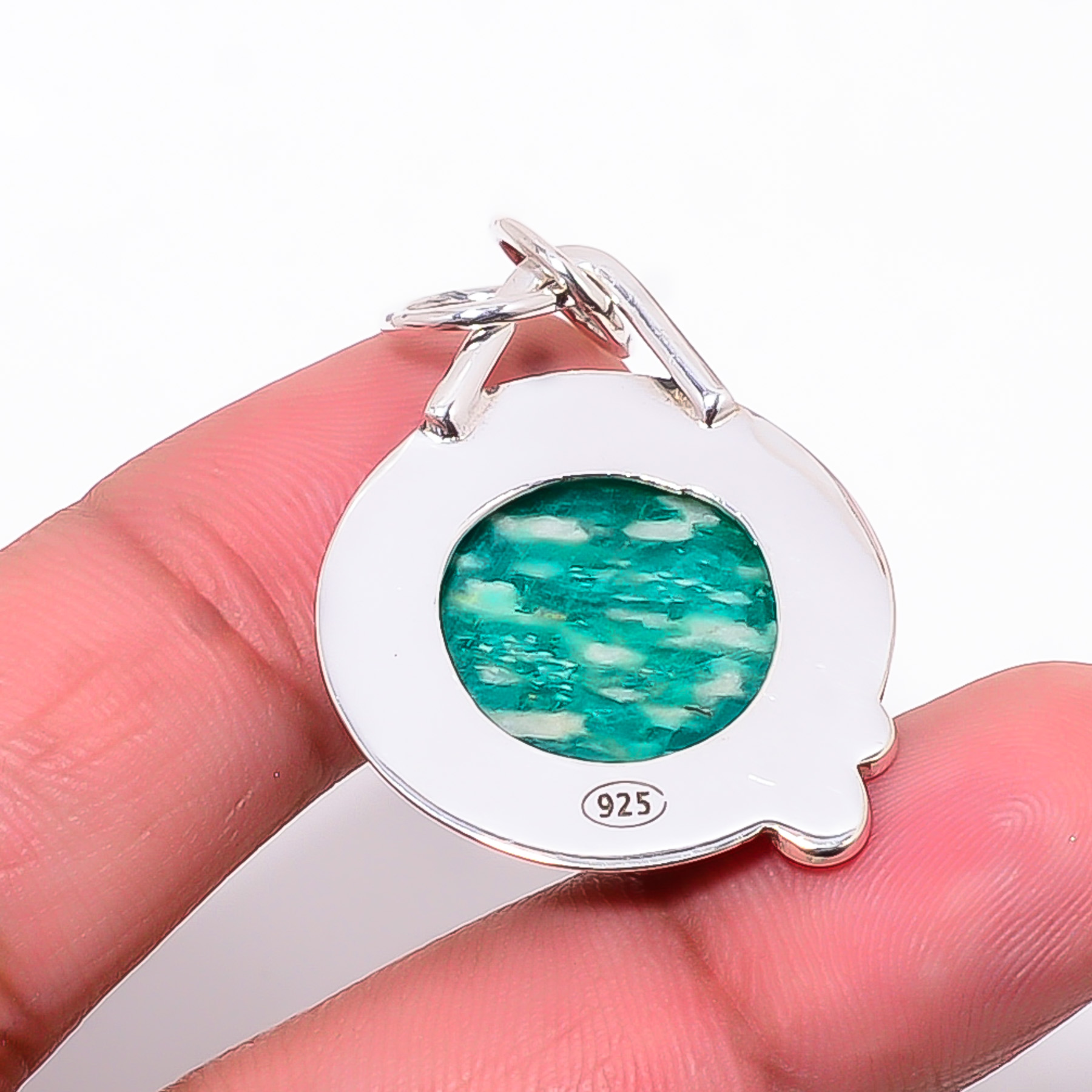Amazonite - Colorado Mines 925 Solid Sterling Silver Pendant