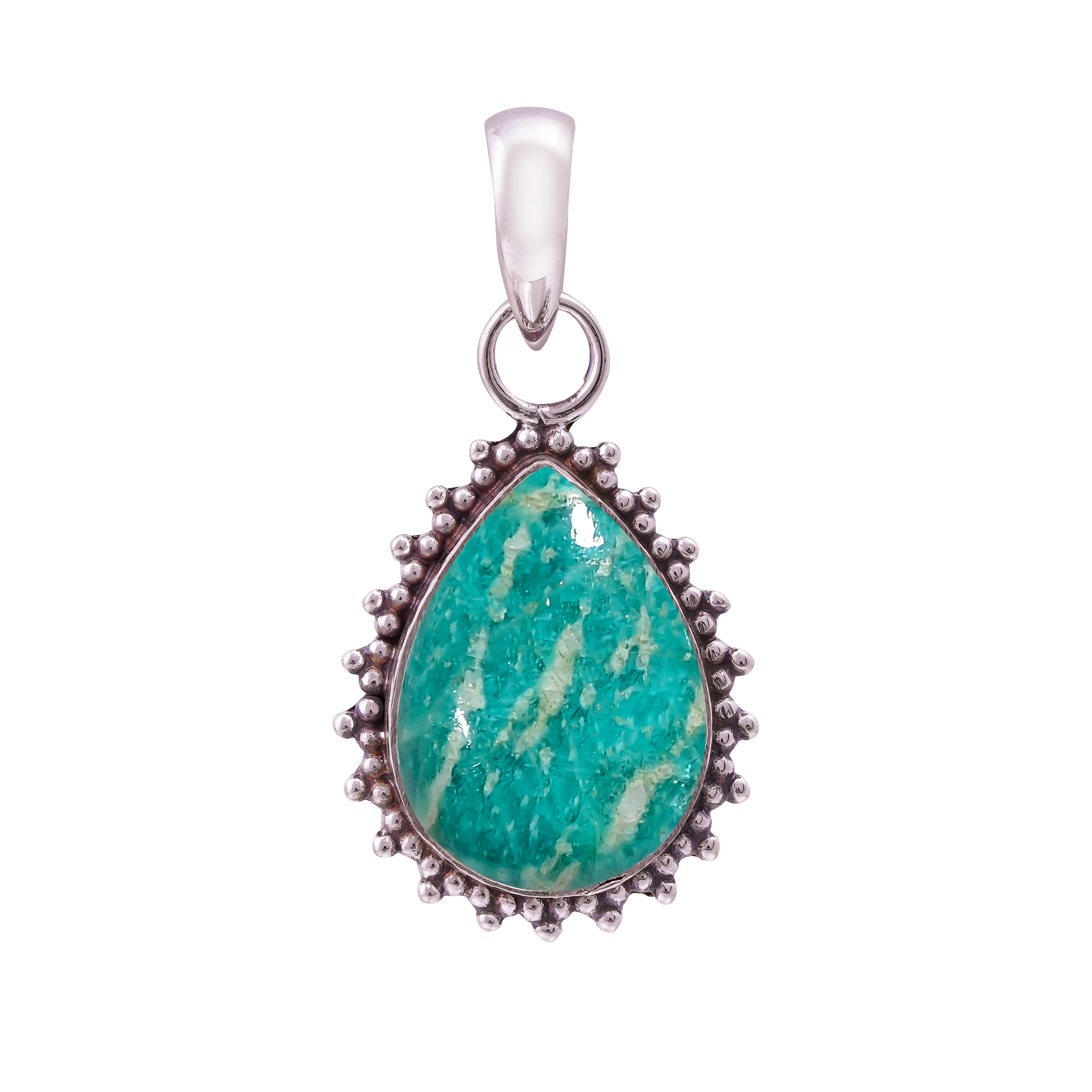 Amazonite - Colorado Mines 925 Solid Sterling Silver Pendant