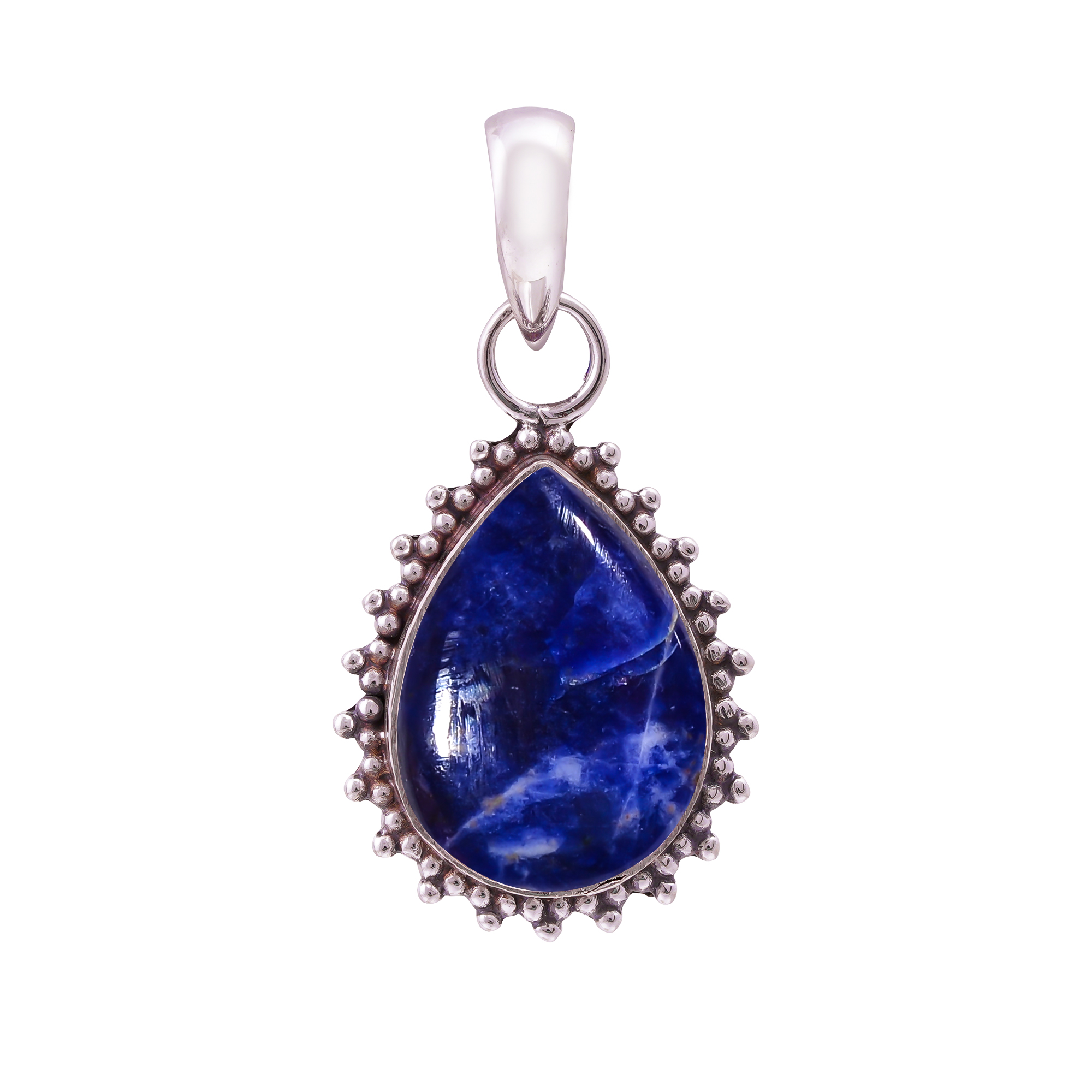 Sodalite - Minas Gerais 925 Solid Sterling Silver Pendant