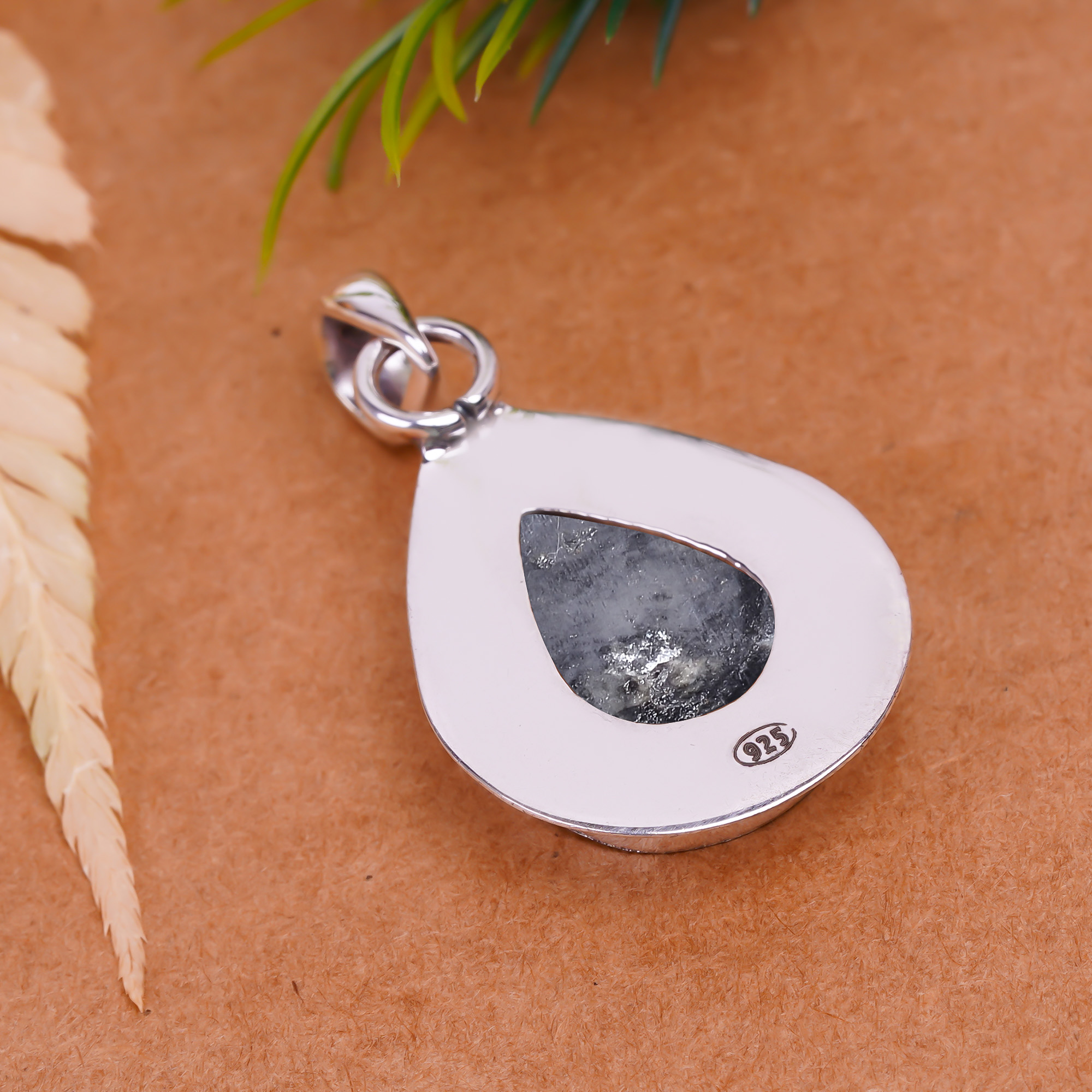 Picasso Jasper - Utah 925 Solid Sterling Silver Pendant