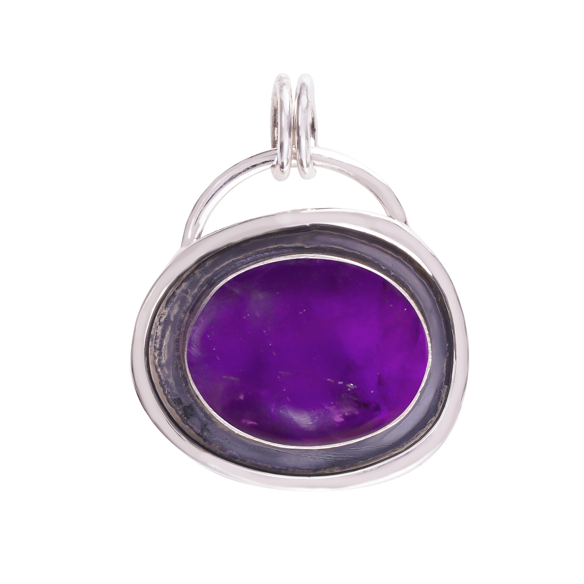 Purple Amethyst - Mashamba 925 Solid Sterling Silver Pendant