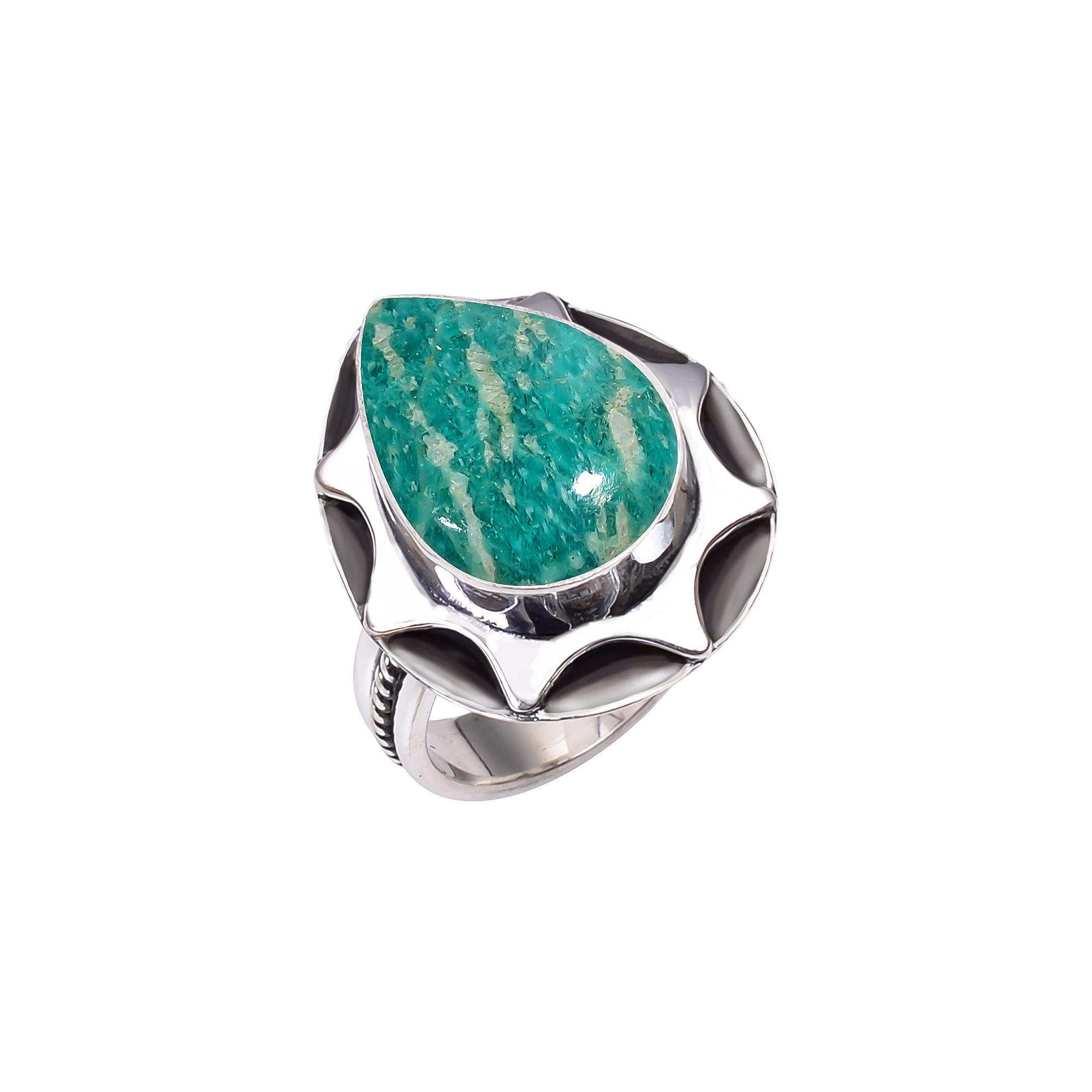 Amazonite - Colorado Mines 925 Sterling Silver Ring