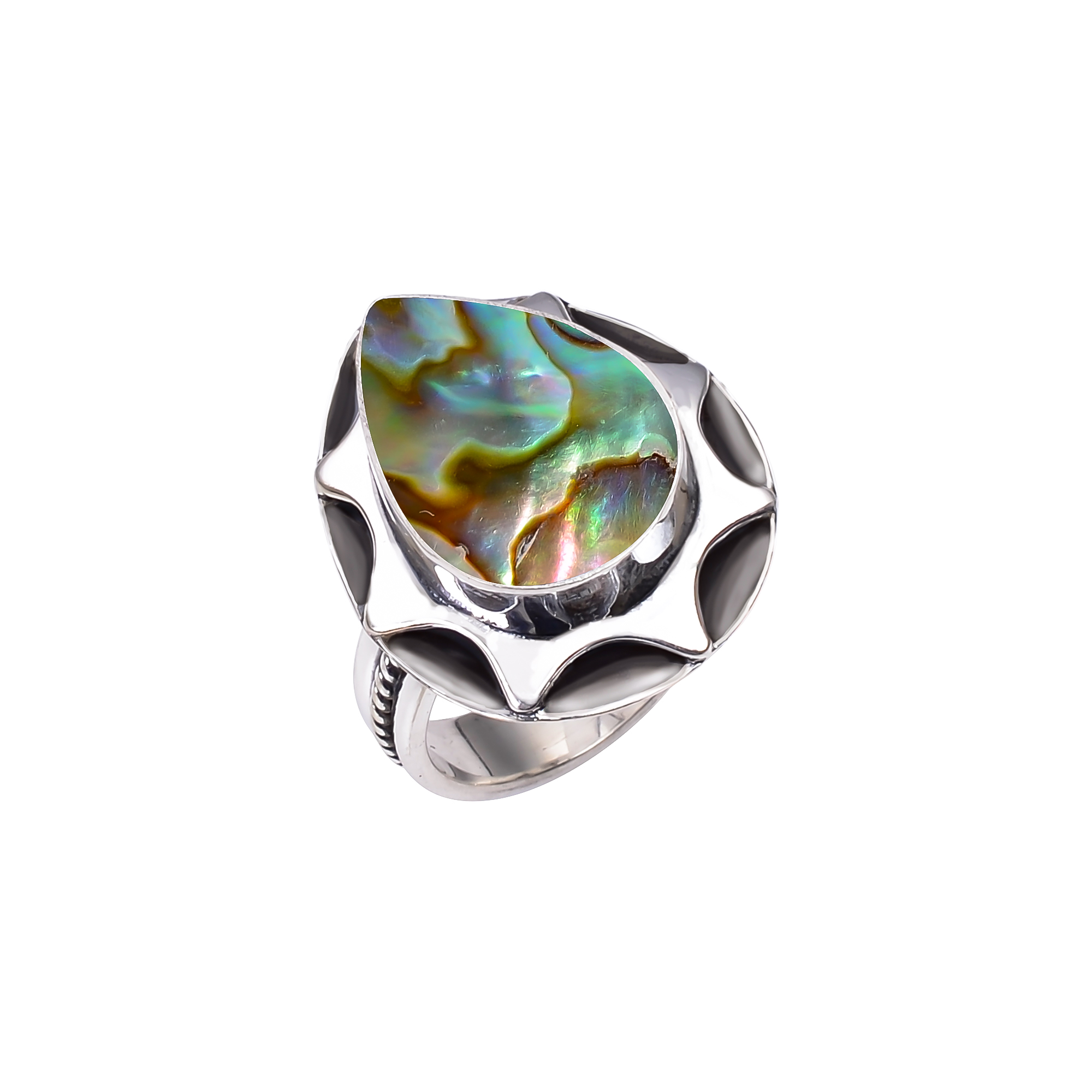 Mermaid Dream Abalone Shell - Australia 925 Solid Sterling Silver Ring