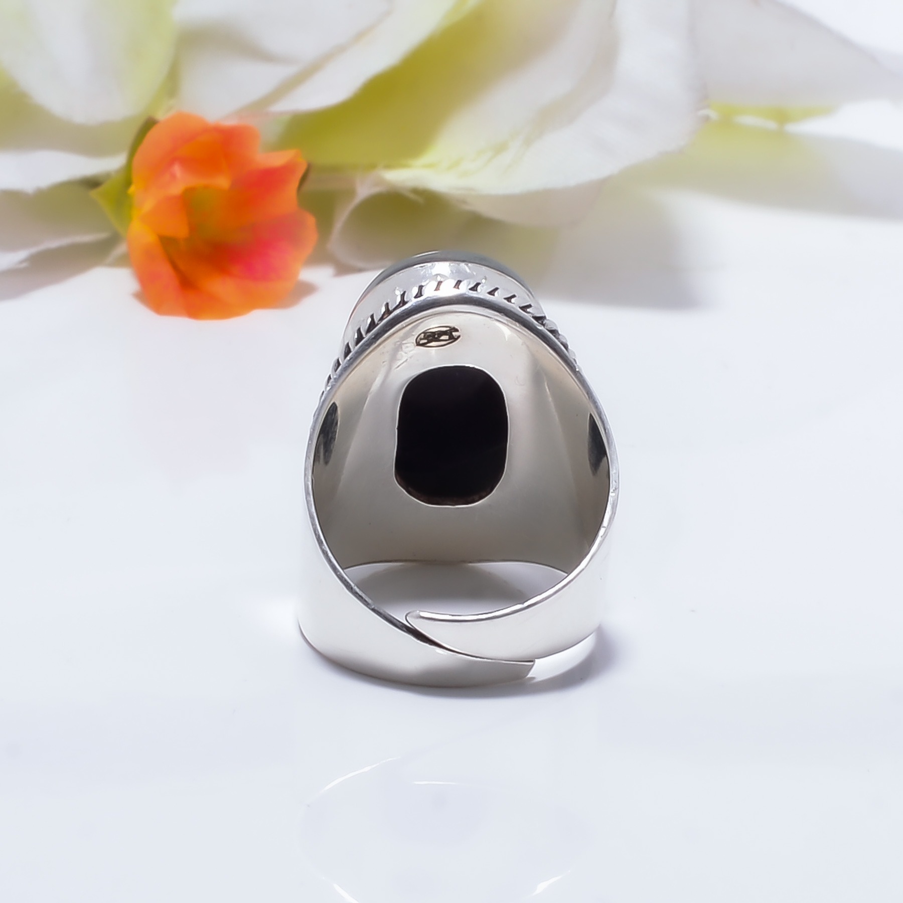 Triplet Opal - Simulated Gemstone 925 Sterling Silver Ring
