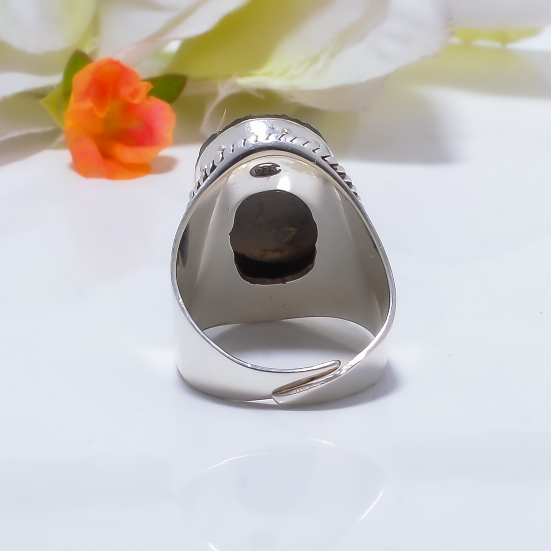 Electric Blue Titanium Agate Drusy Gemstone 925 Sterling Silver Ring