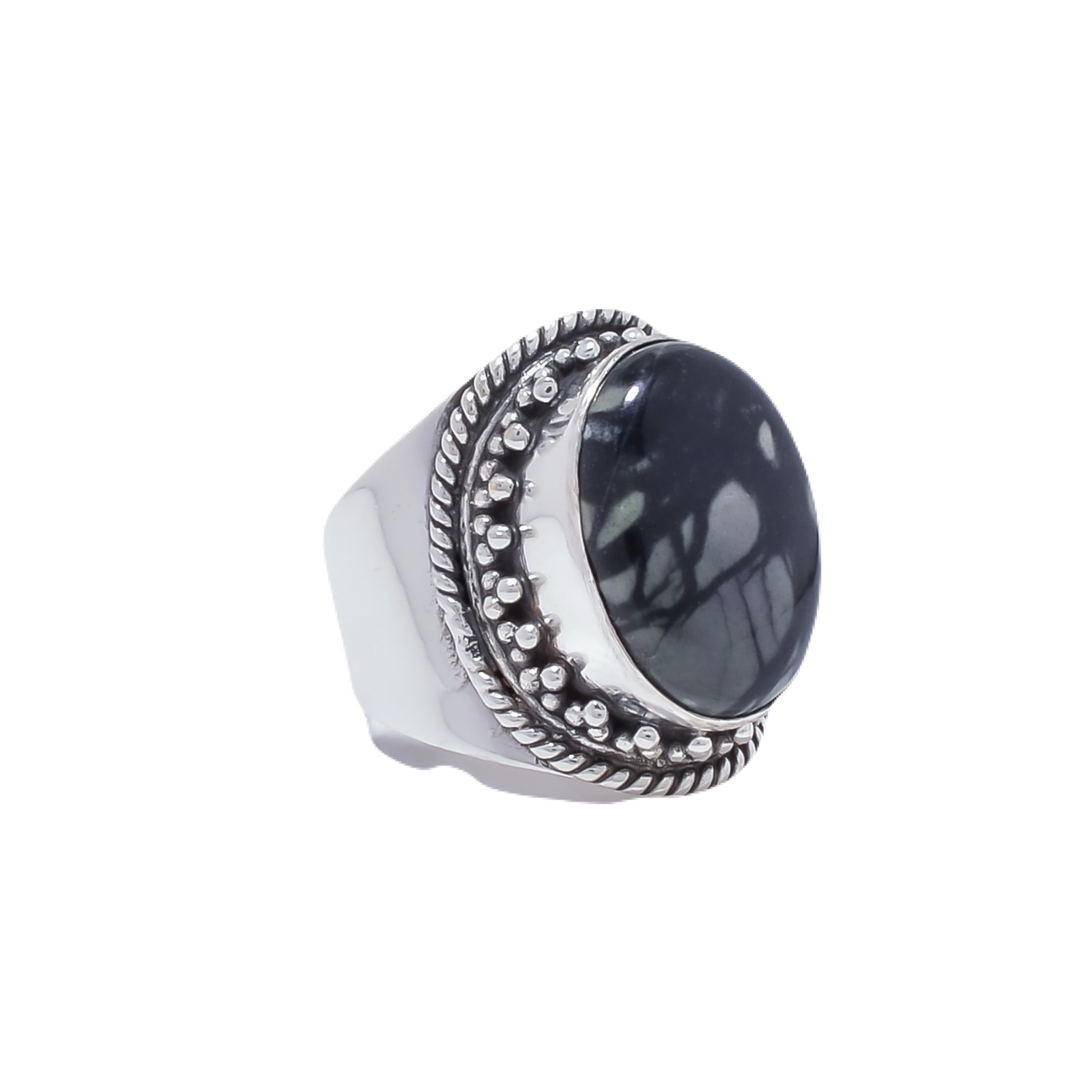 Picasso Jasper - Utah Gemstone 925 Sterling Silver Ring