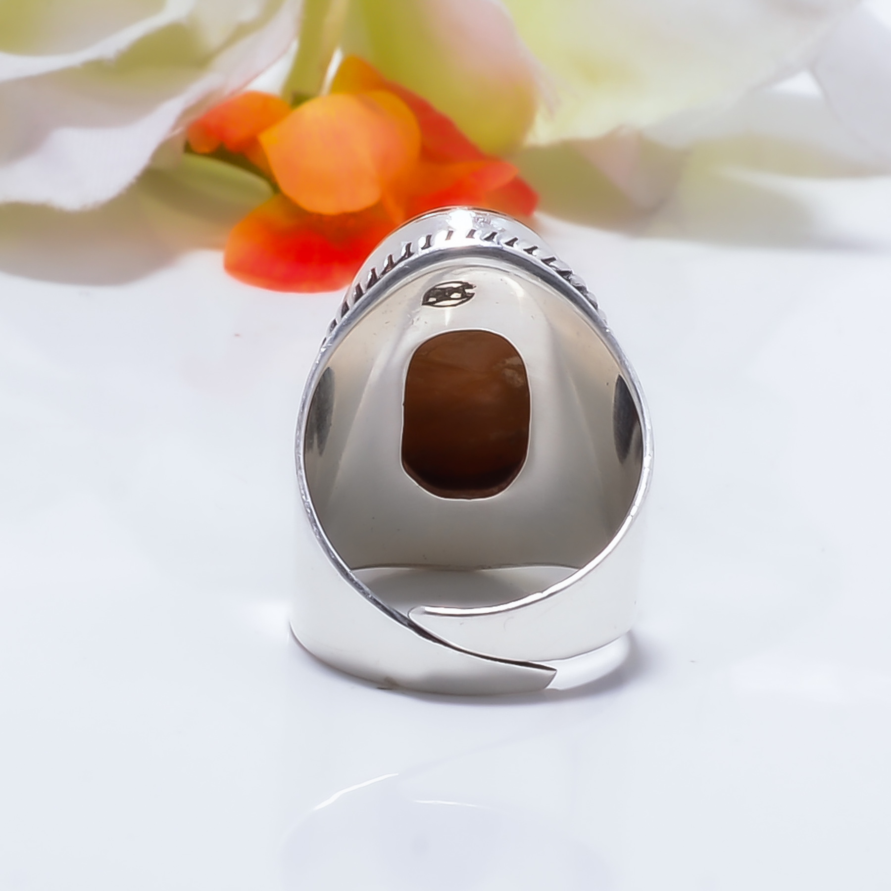 Mother Of Pearl - Australia Gemstone 925 Sterling Silver Ring