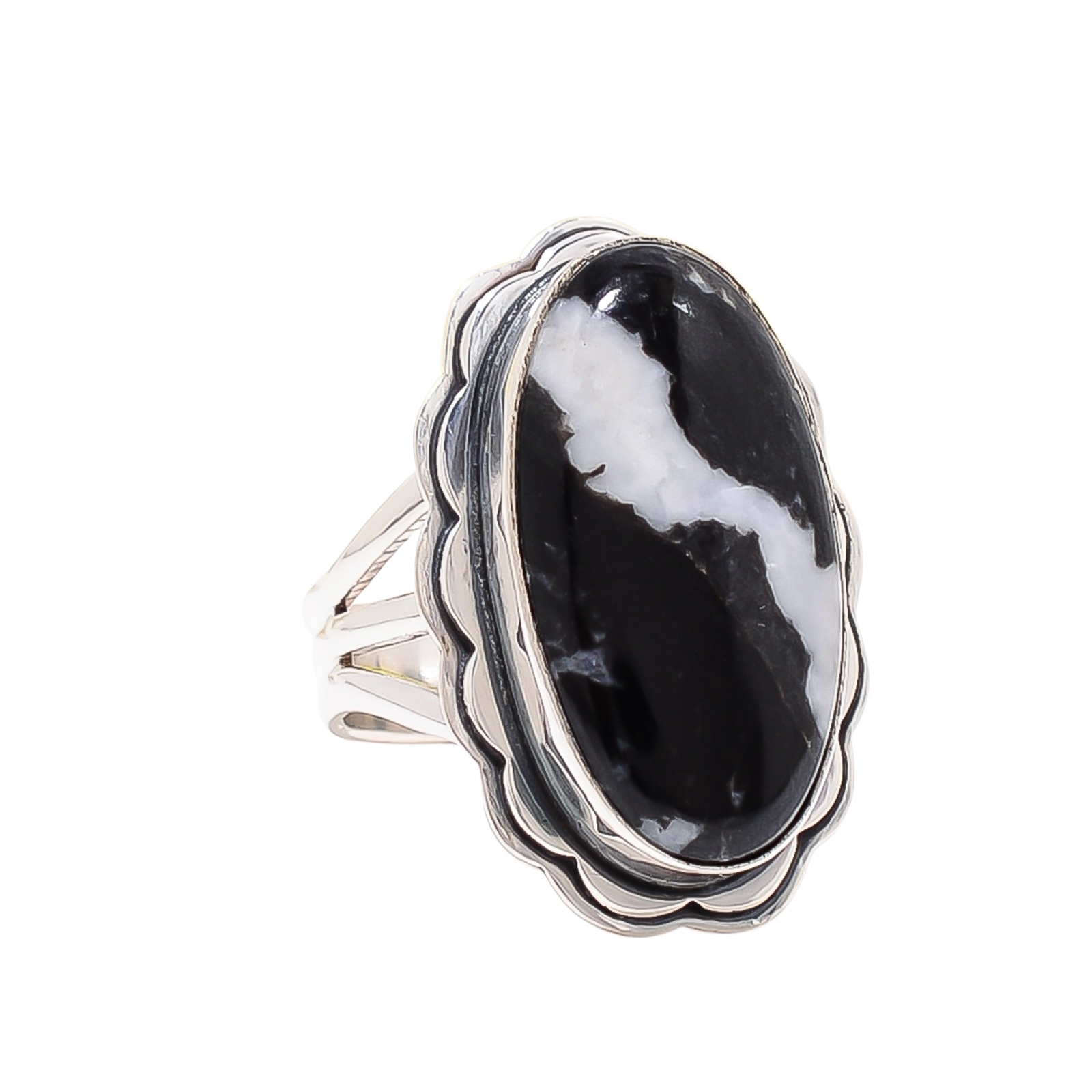 White Buffalo Turquoise - Nevada 925 Sterling Silver Ring