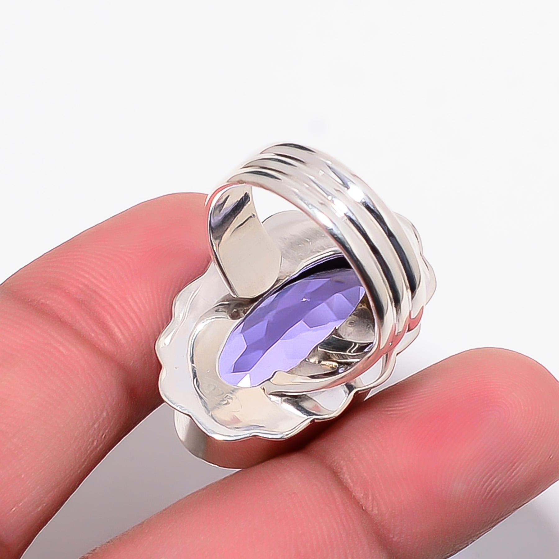 Colour Changing Alexandrite - Simulated 925 Sterling Silver Ring